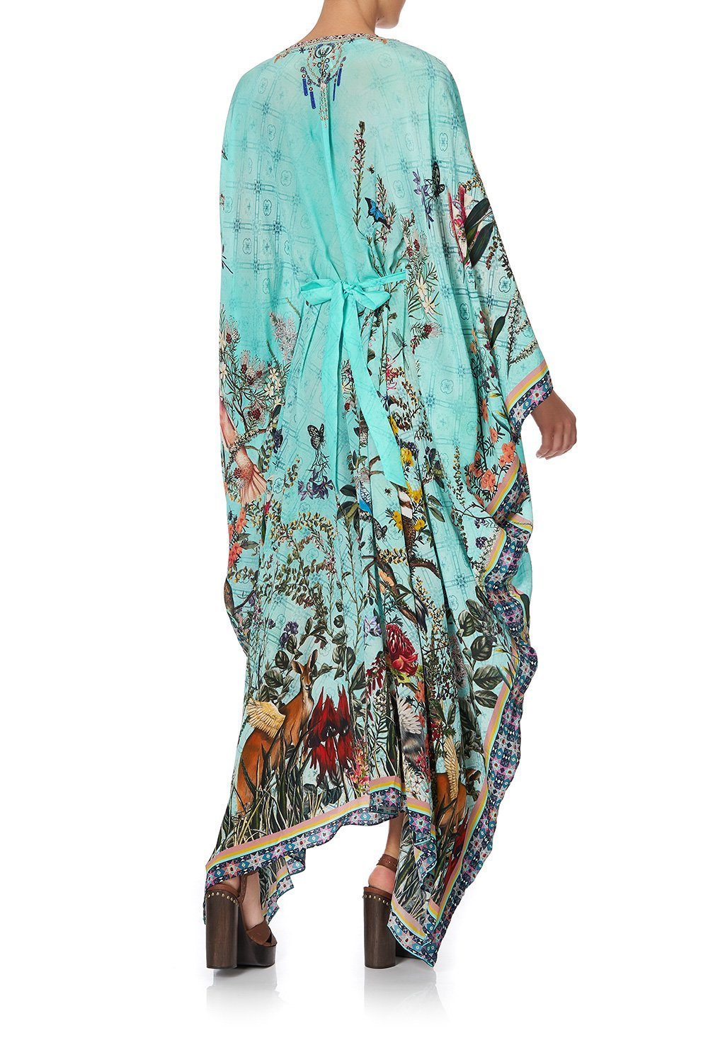 SPLIT HEM LACE UP KAFTAN MILLAS BACKYARD
