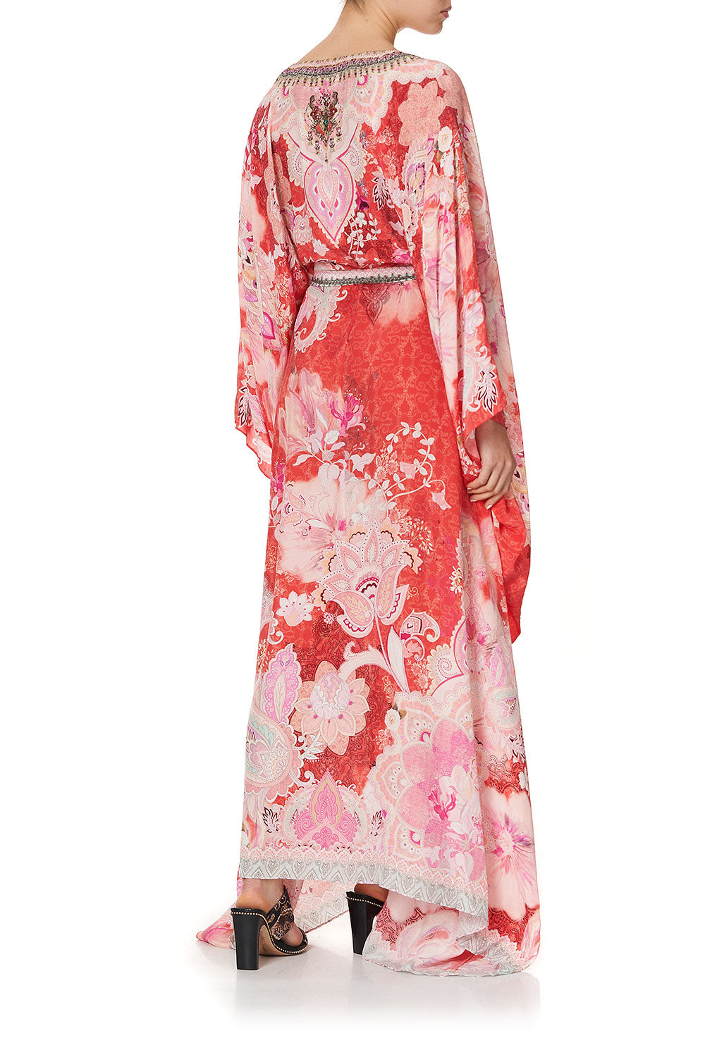 SPLIT HEM LACE UP KAFTAN PALACE MUSE