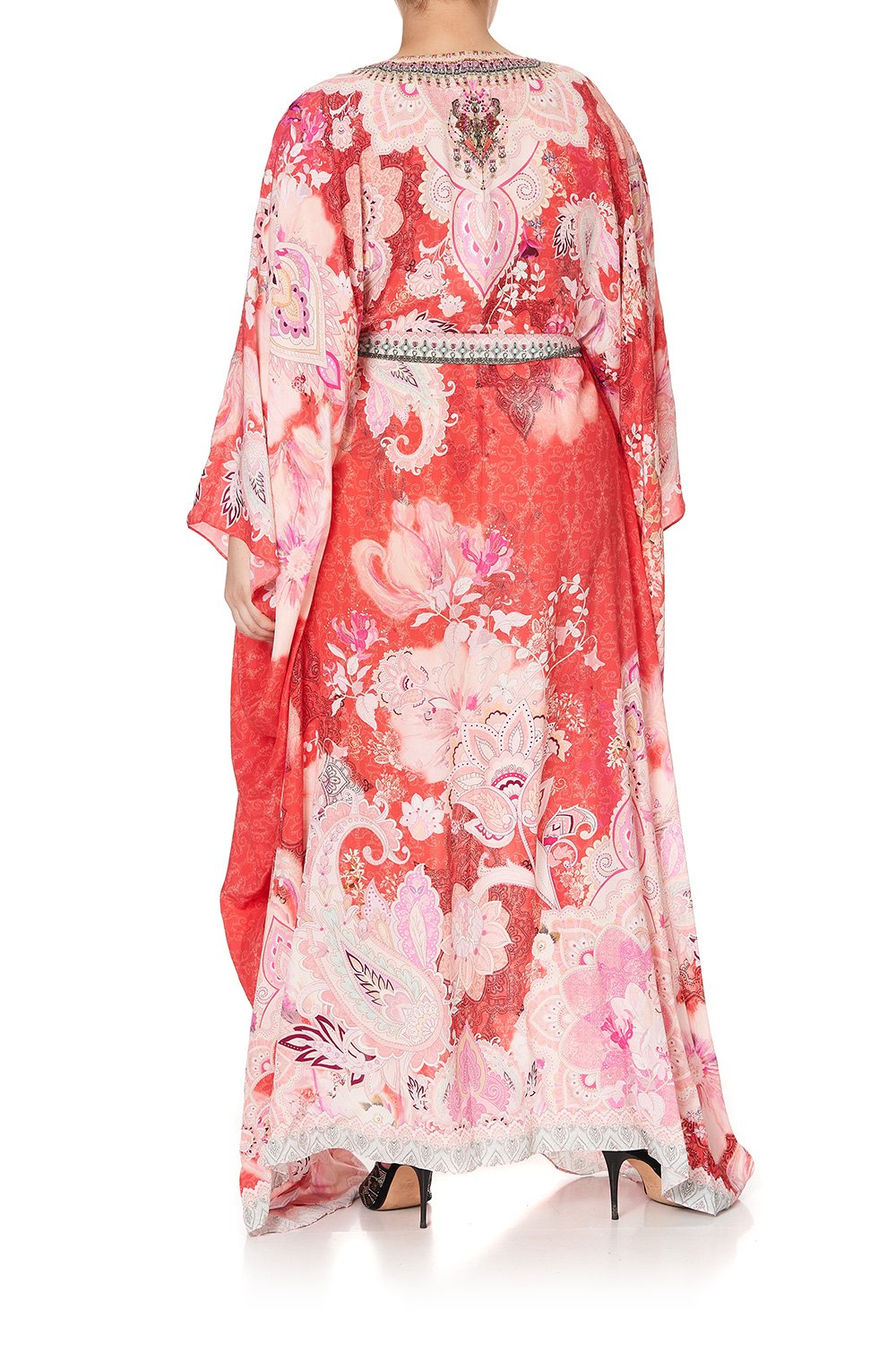 SPLIT HEM LACE UP KAFTAN PALACE MUSE