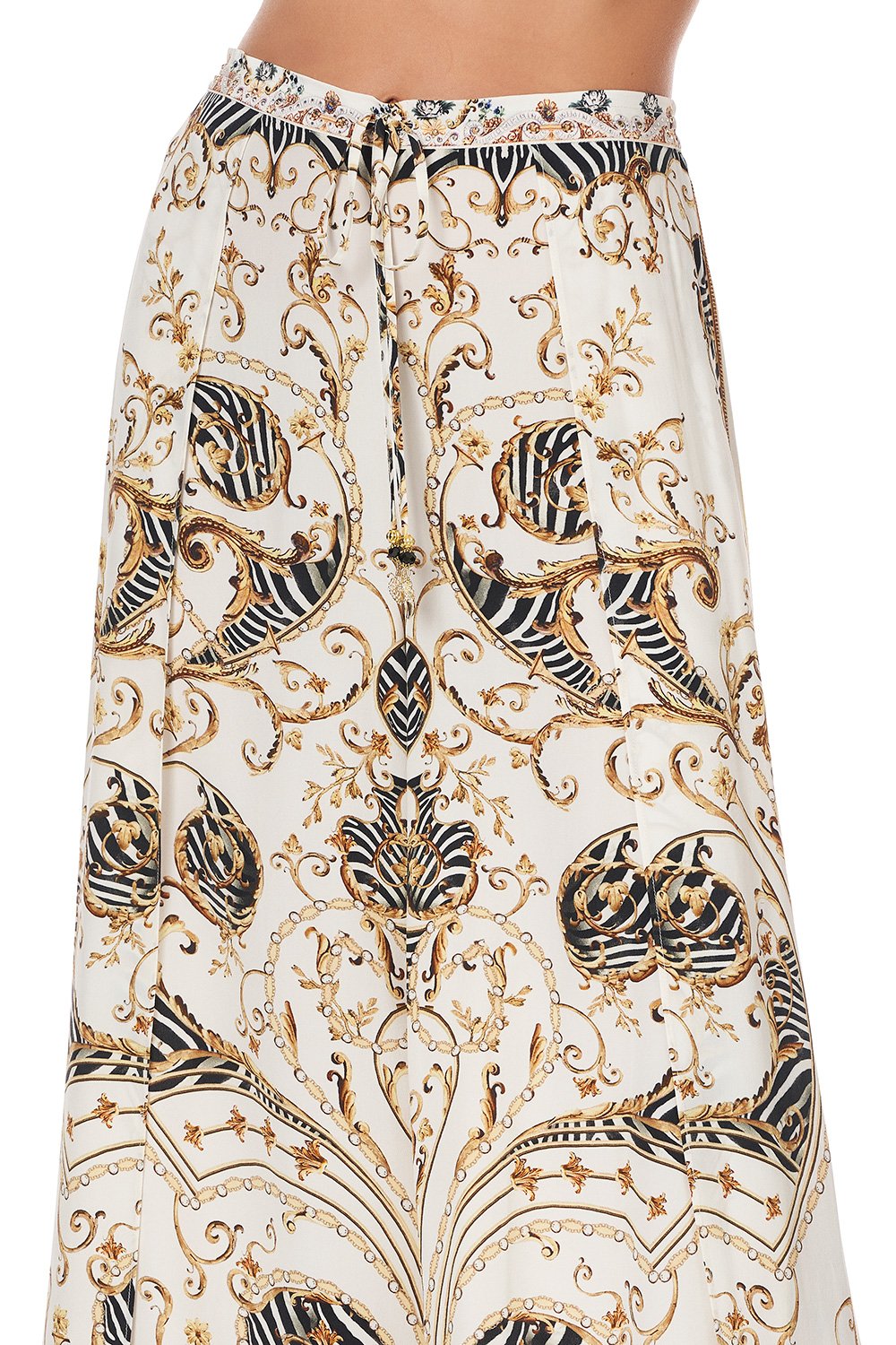 SPLIT PANT WITH DRAWSTRING WAIST NIGHT WAITING FOR DAY