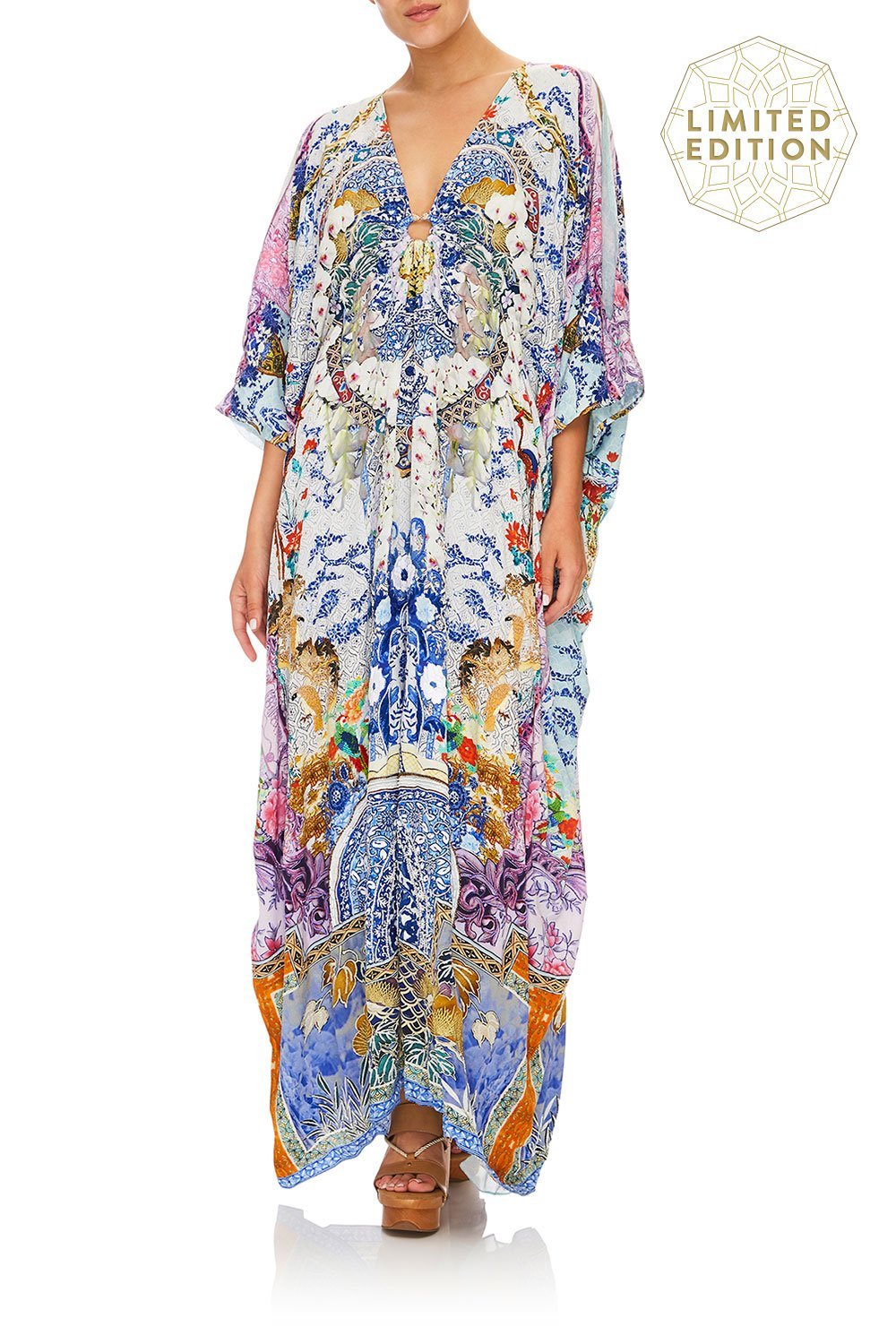 SPLIT SLEEVE KAFTAN WITH HARDWARE GEISHA GATEWAYS