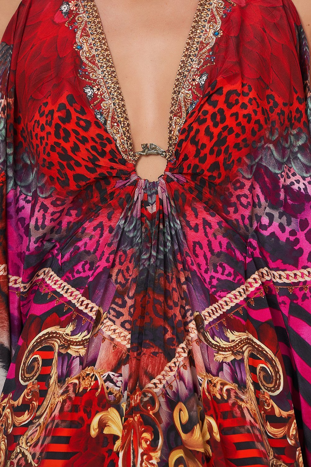 SPLIT SLEEVE KAFTAN WITH HARDWARE SLAVE TO THE RHYTHM