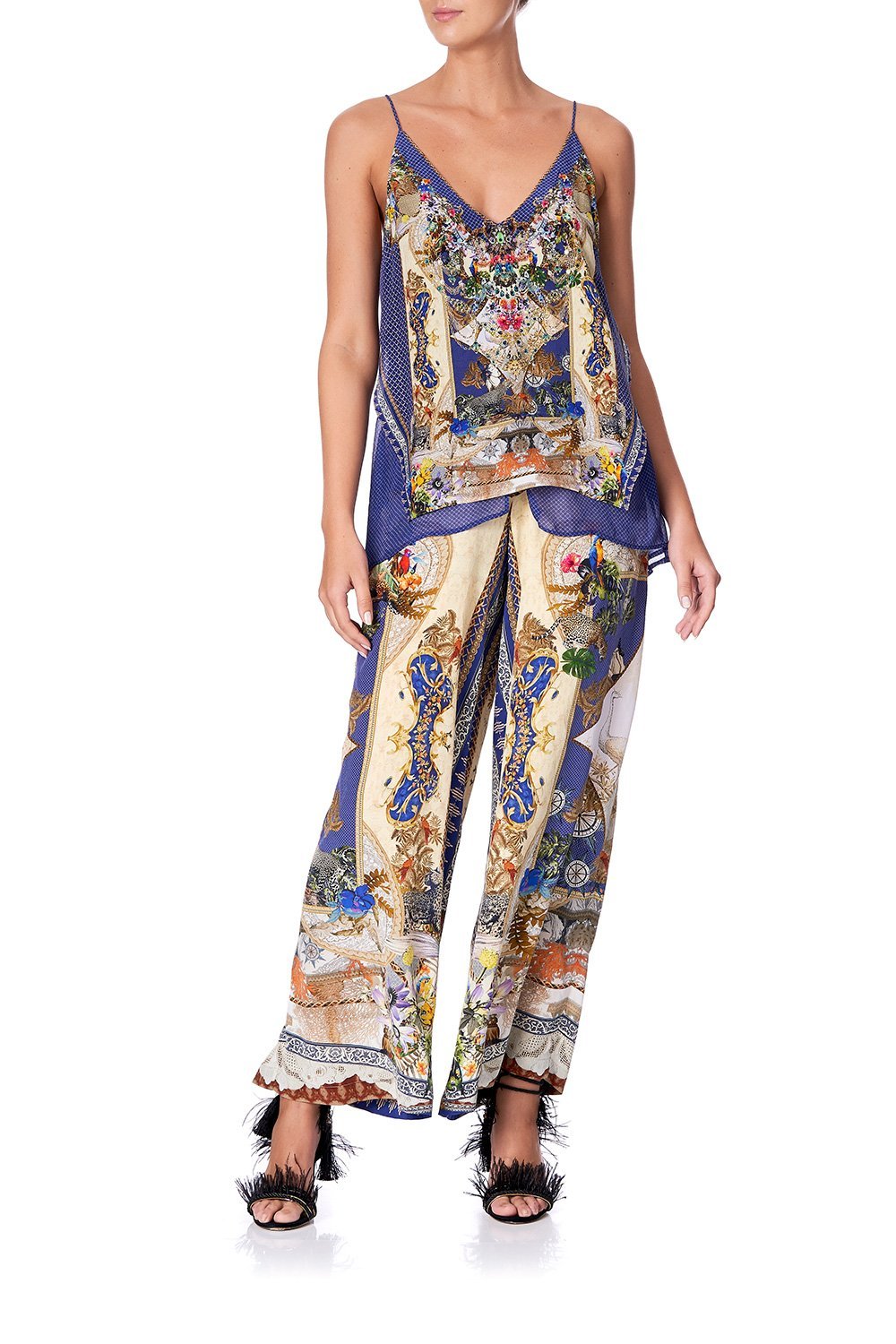 MULTILAYER V NECK TOP MUSE NOVELS