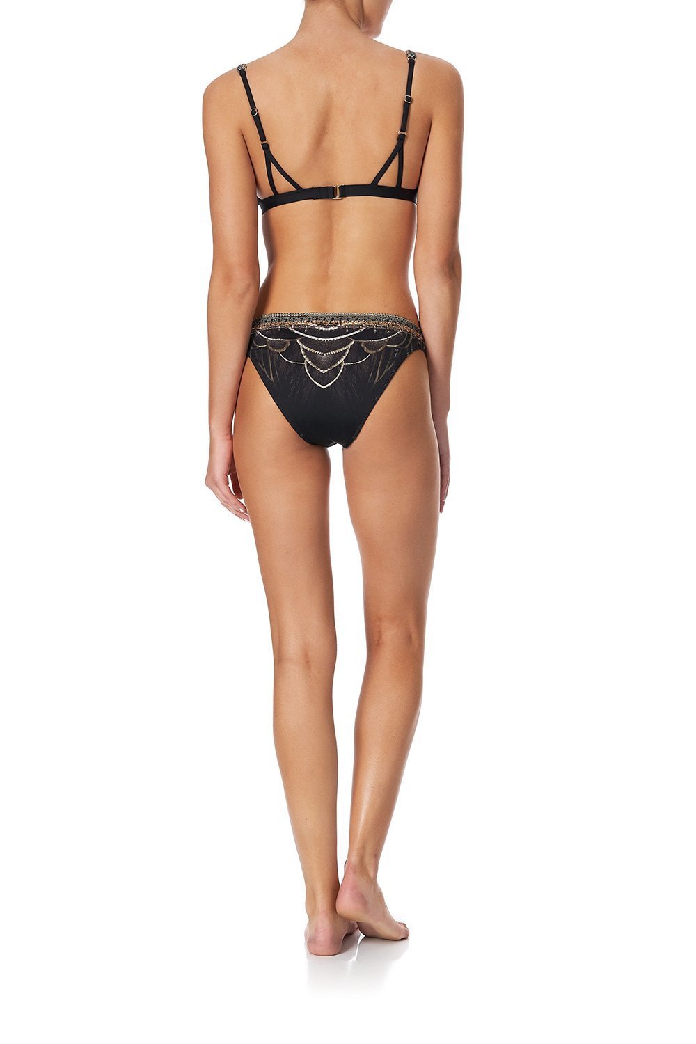 STRAPPY FIXED HIGH TRI BRA UNDER A FULL MOON