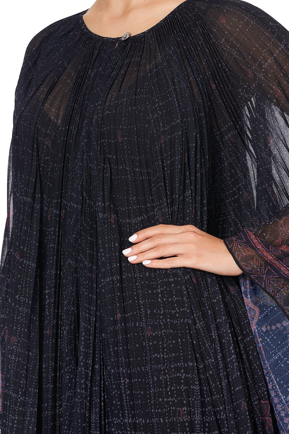 SUNRAY PLEATED KAFTAN MINA MINA