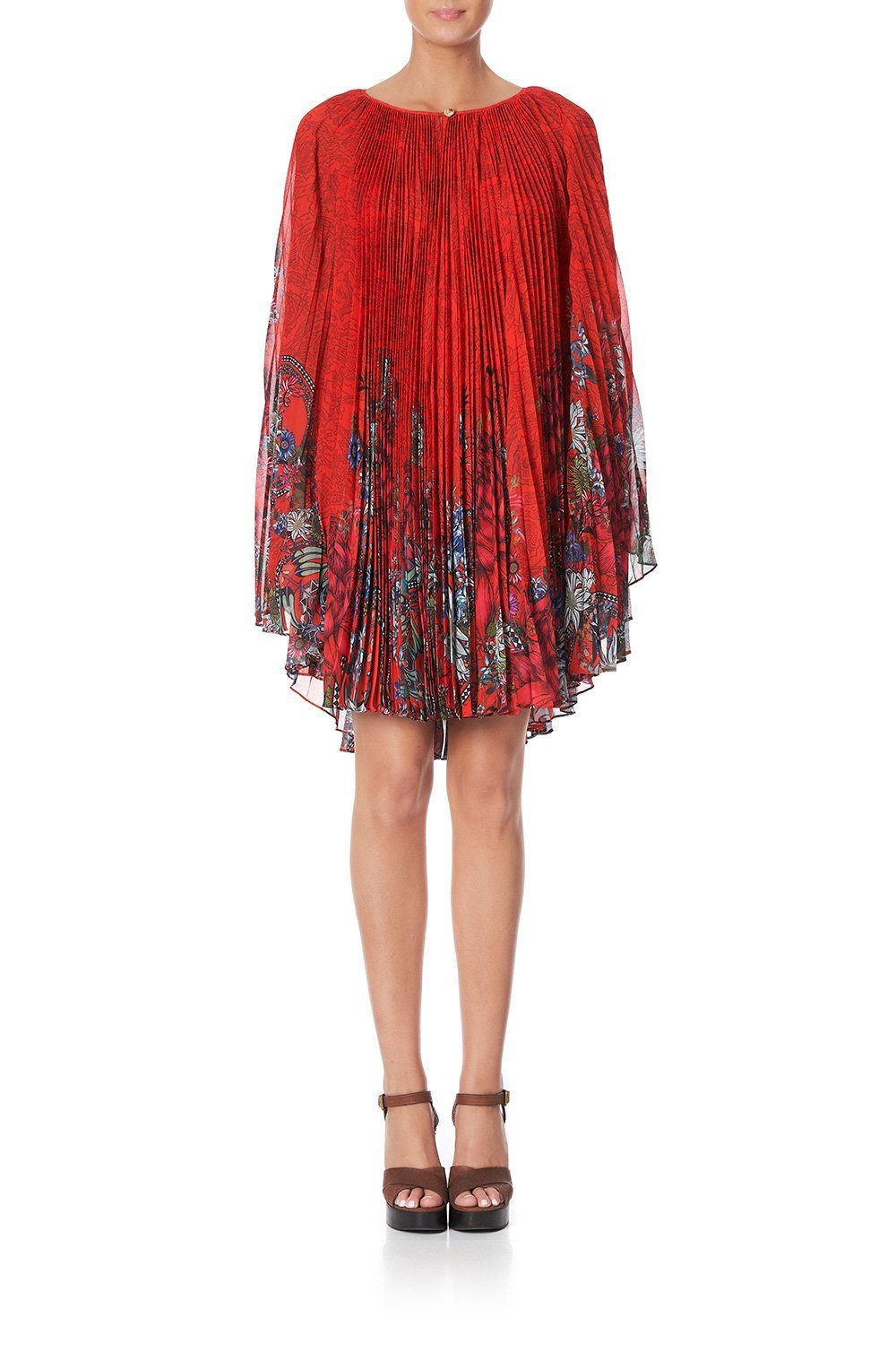 SUNRAY PLEATED SHORT KAFTAN WONDERING WARATAH