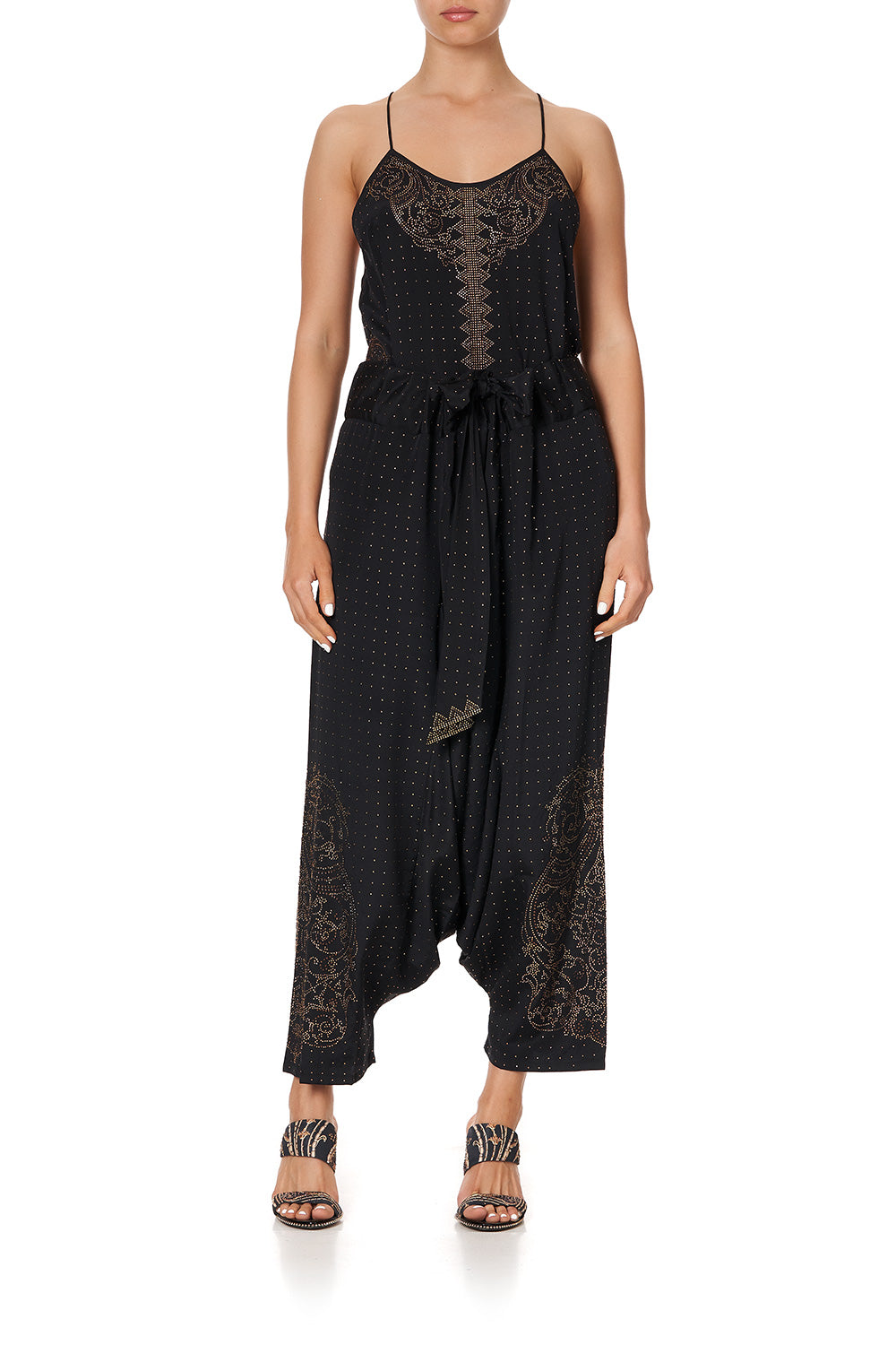 T BACK SHOESTRING TOP LUXE BLACK