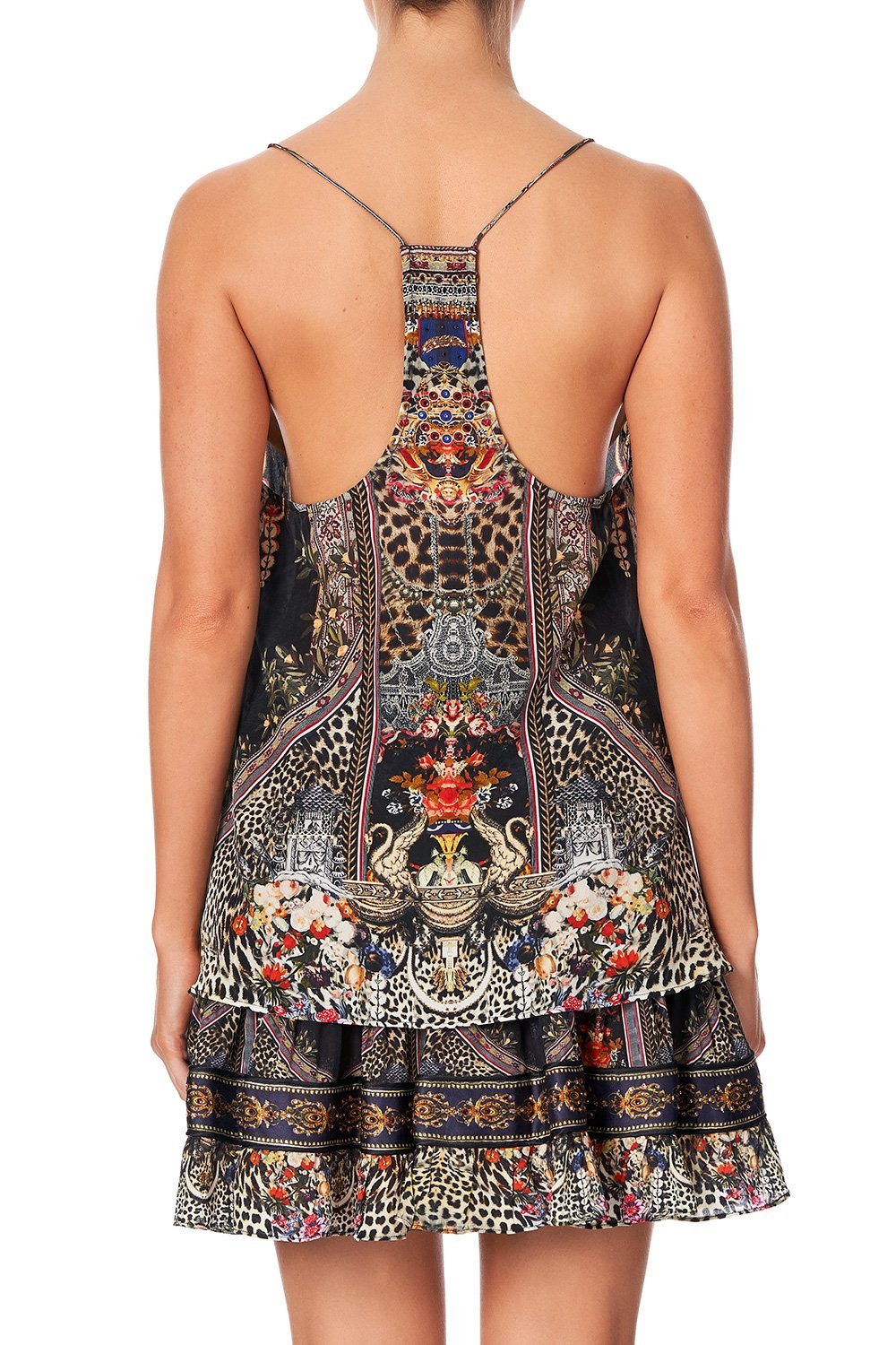 CAMILLA T BACK SHOESTRING TOP MARAIS AT MIDNIGHT