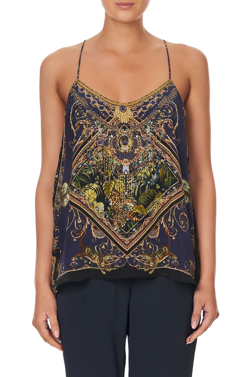 T BACK SHOESTRING TOP SEVEN DAY WEEKEND