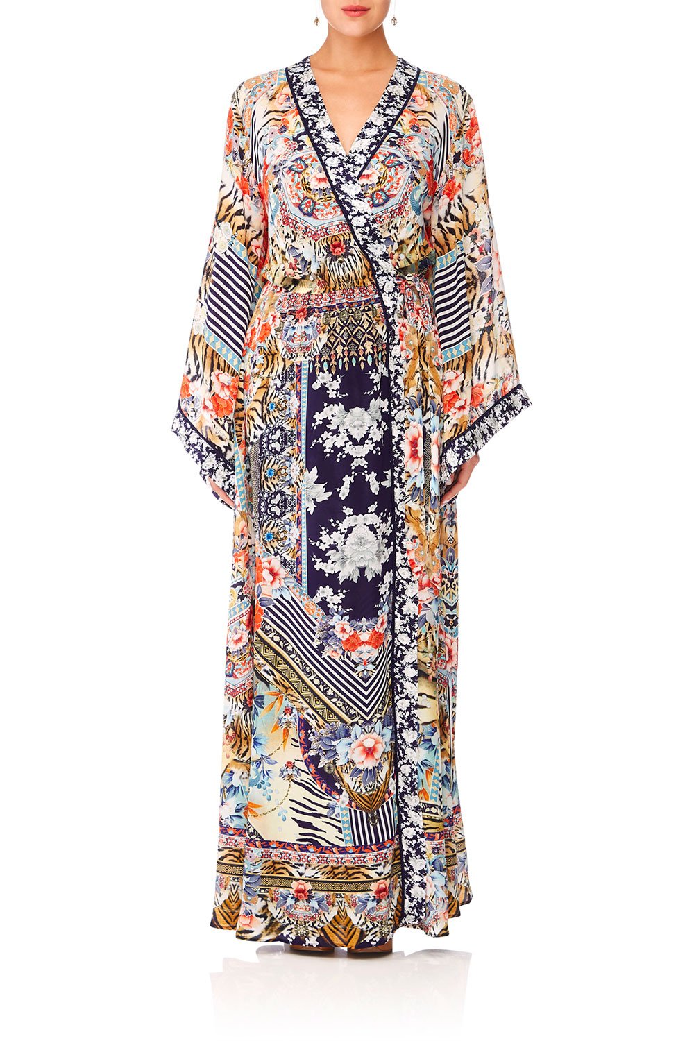CAMILLA THE LONELY WILD KIMONO WRAP DRESS