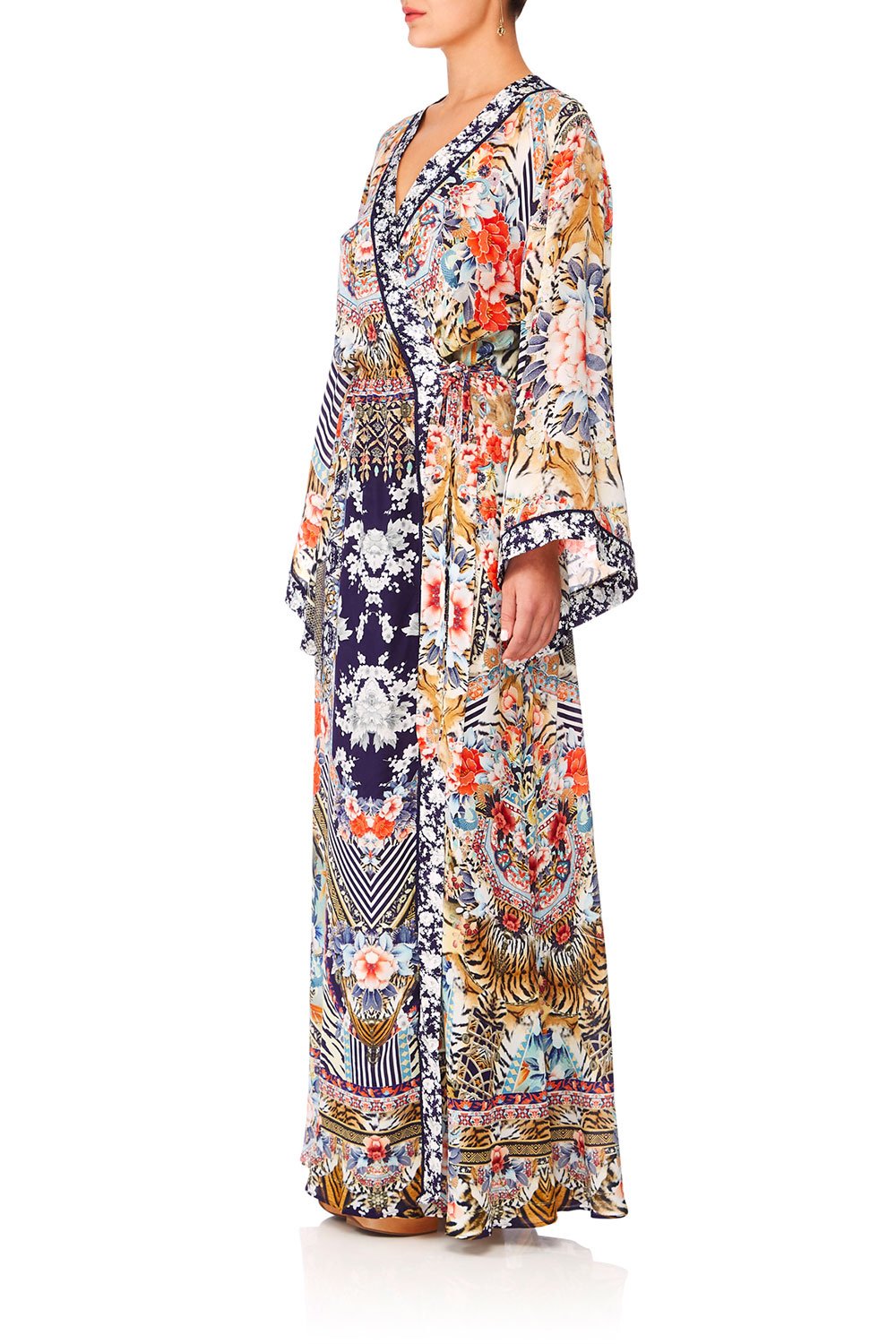CAMILLA THE LONELY WILD KIMONO WRAP DRESS