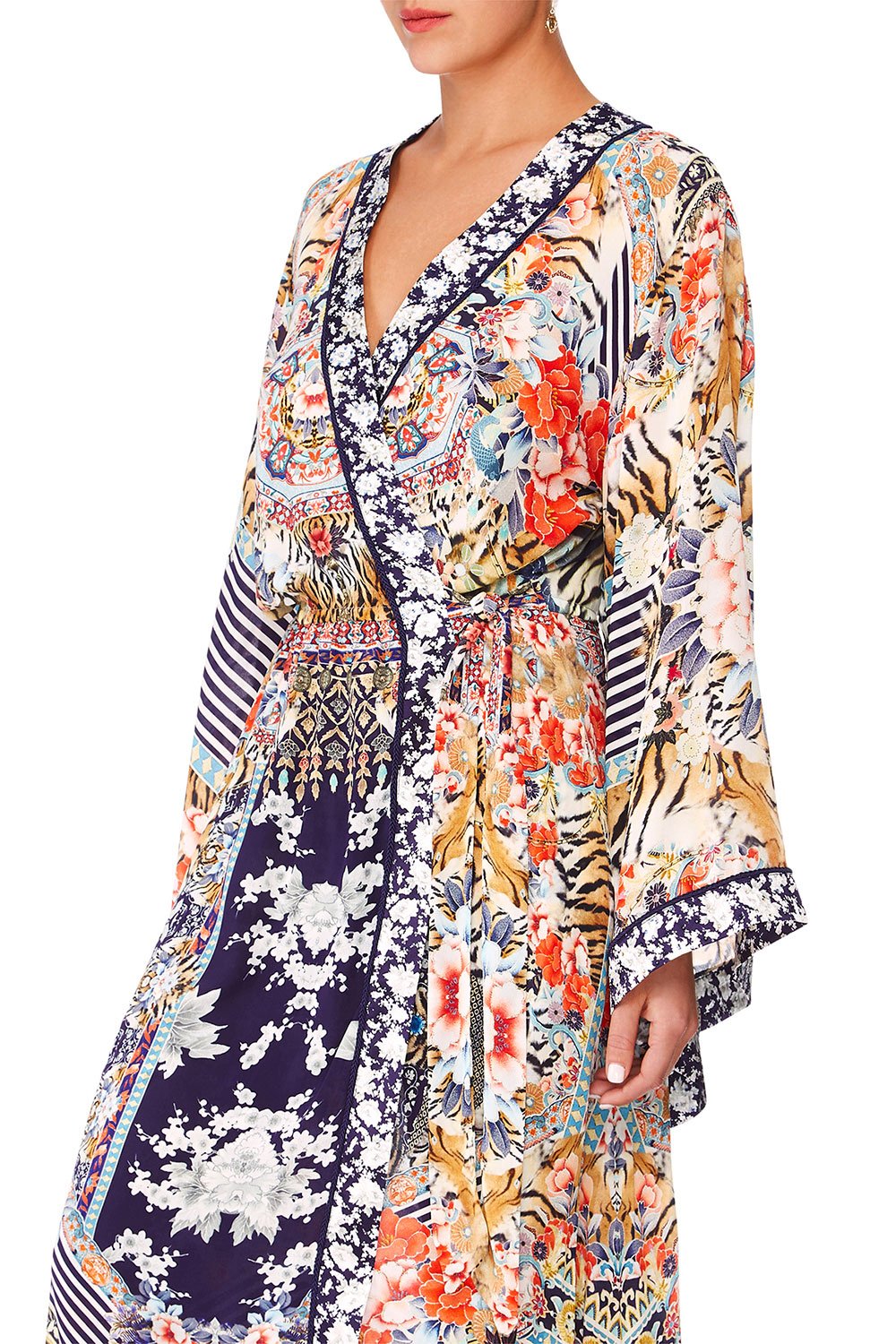 CAMILLA THE LONELY WILD KIMONO WRAP DRESS