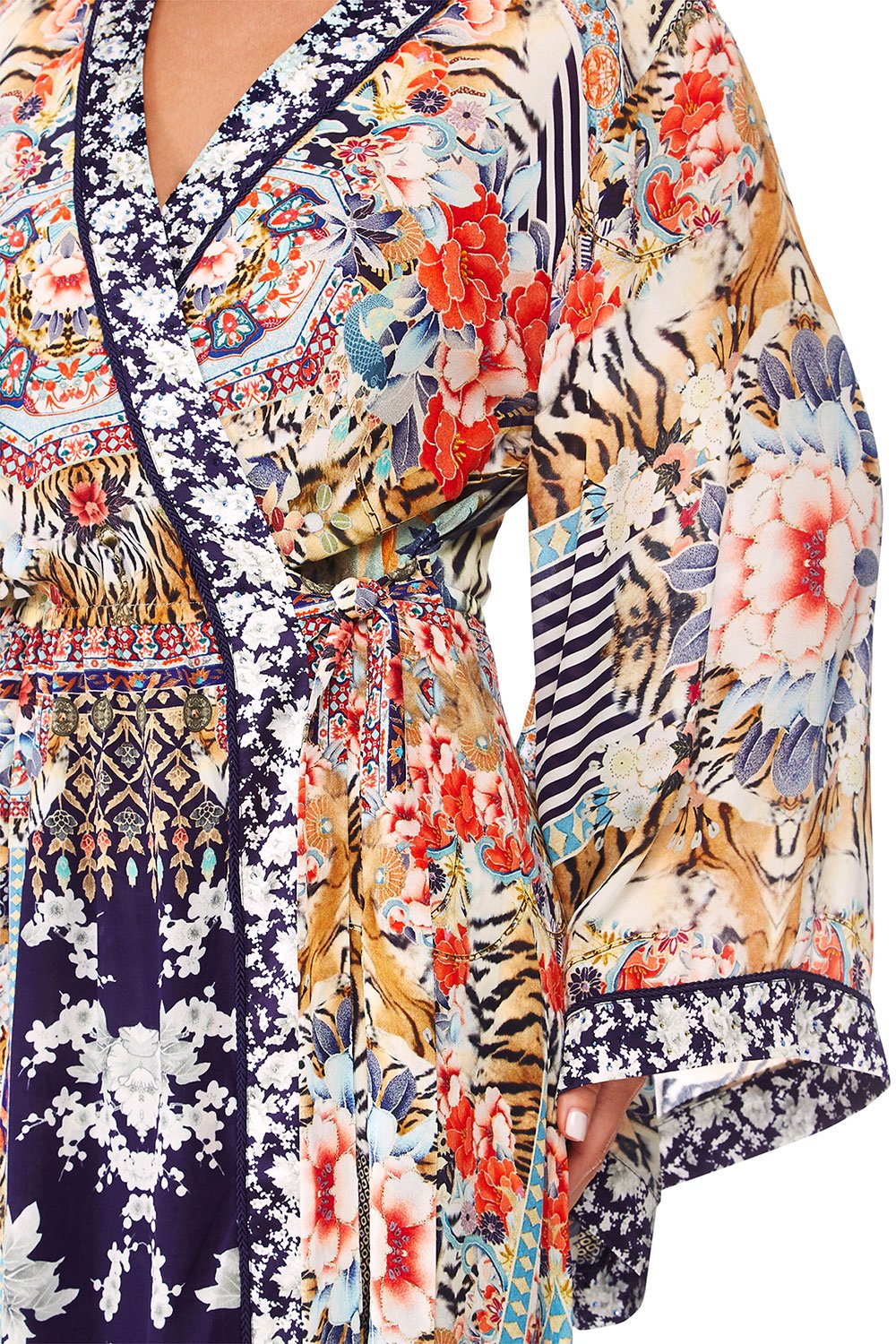 CAMILLA THE LONELY WILD KIMONO WRAP DRESS