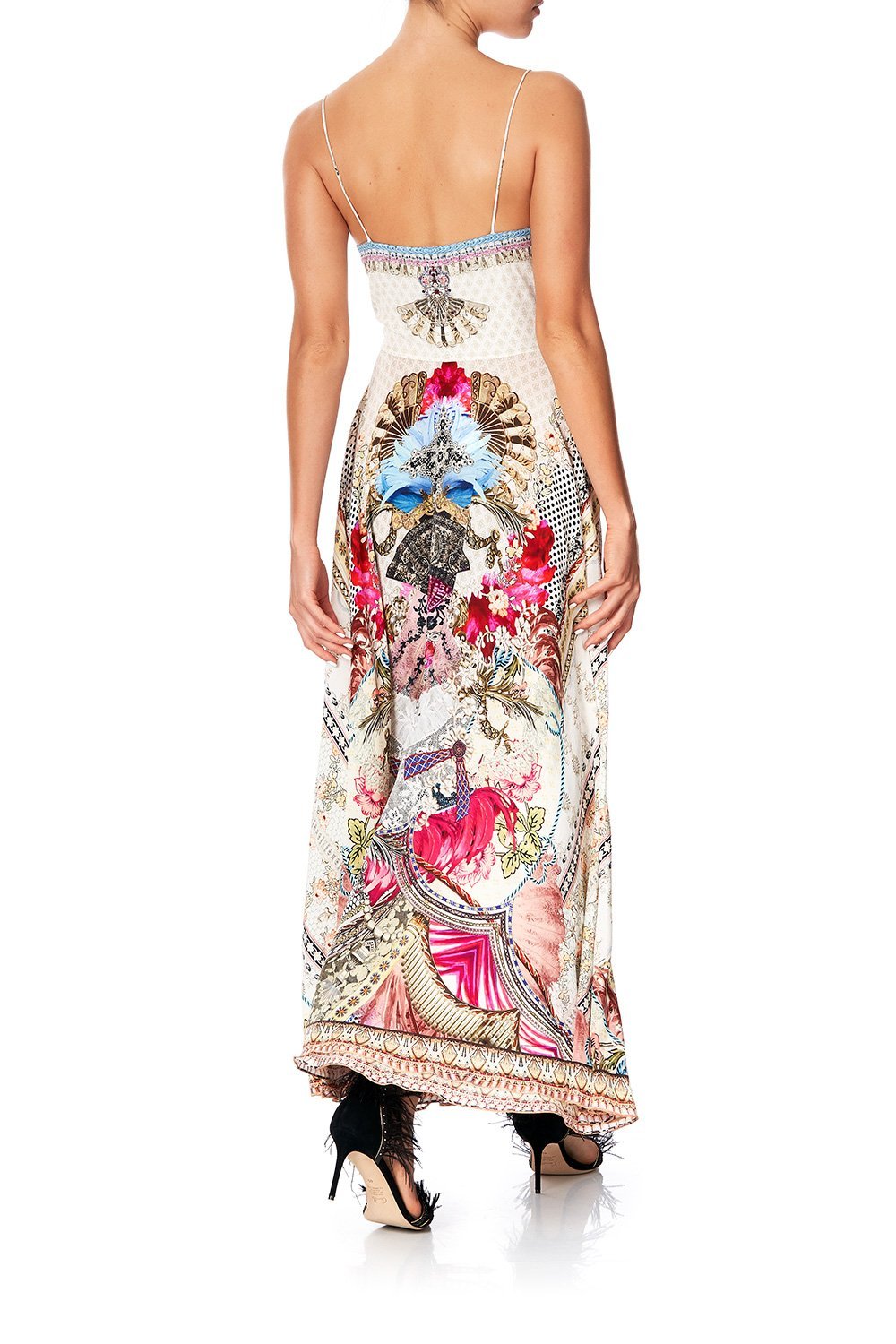 LONG DRESS WITH TIE FRONT MONTMARTRE HEART