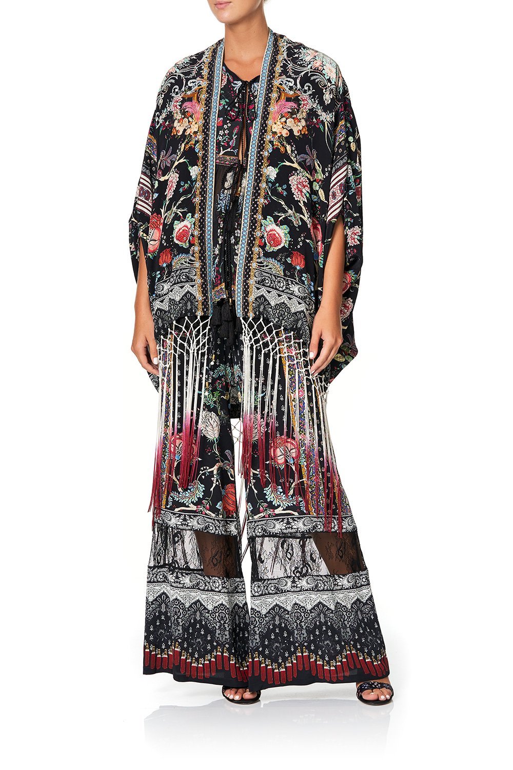 CAMILLA TIE FRONT CAPE HAUTE PROVINCIAL