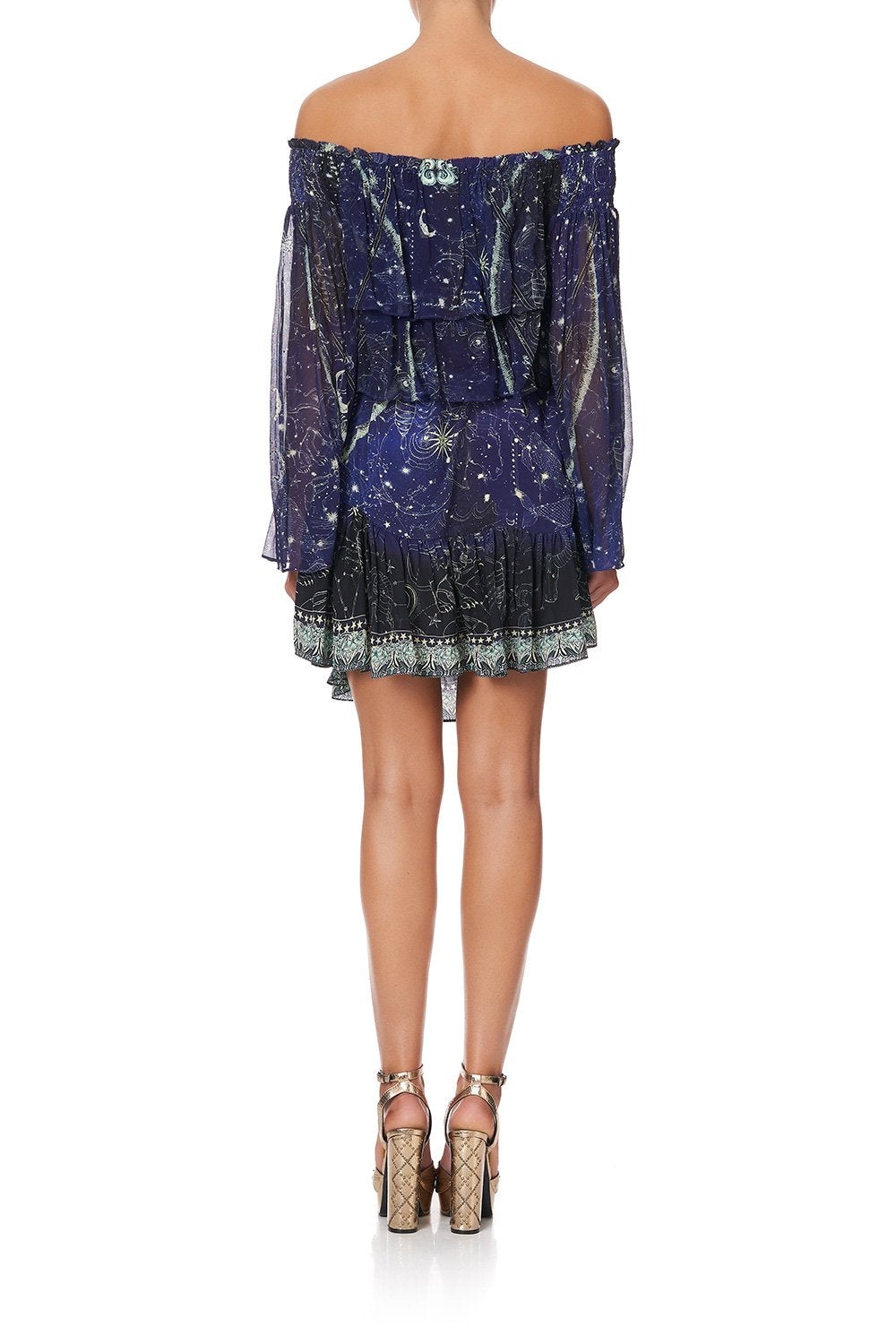 TIERED RUFFLE DRESS ITS A SIGN