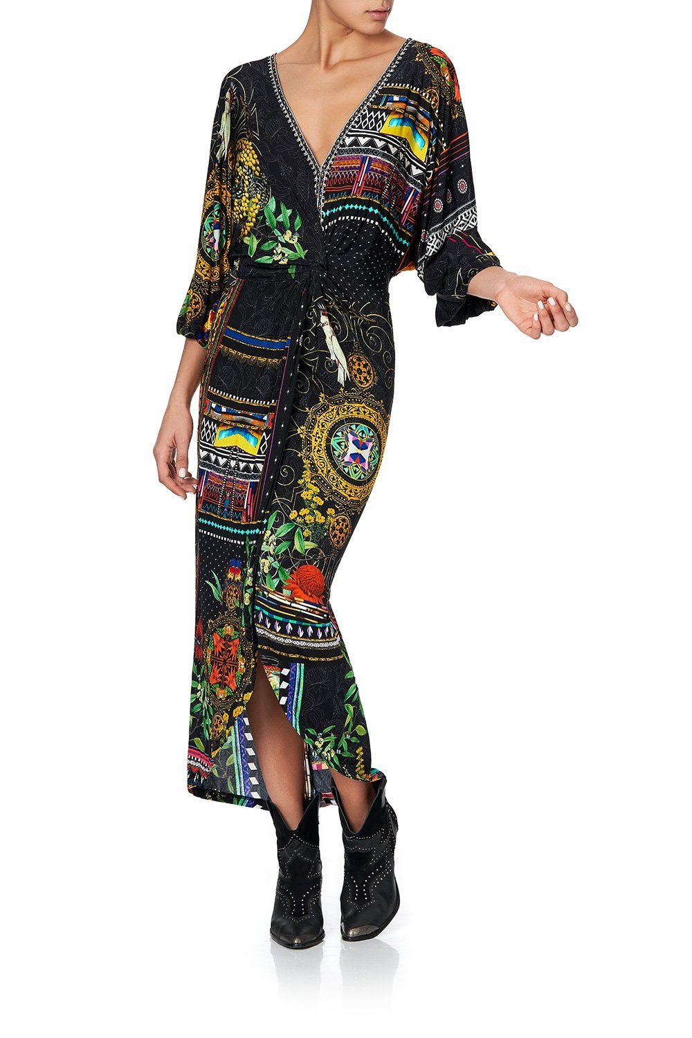 TWIST FRONT DRESS BLACKHEATH BETTY