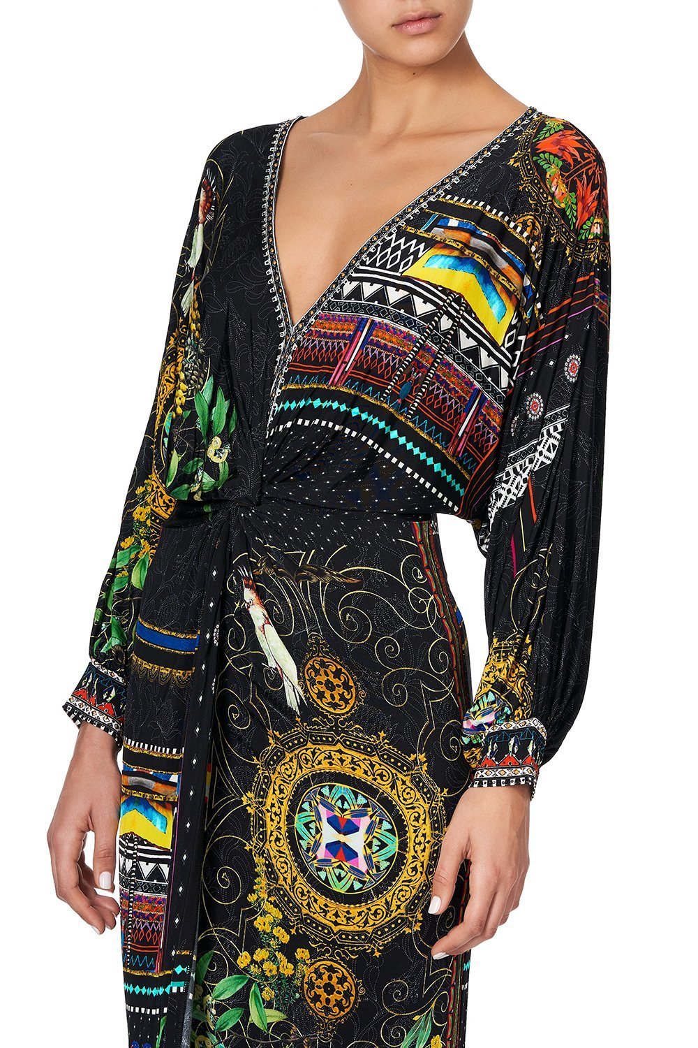 TWIST FRONT DRESS BLACKHEATH BETTY