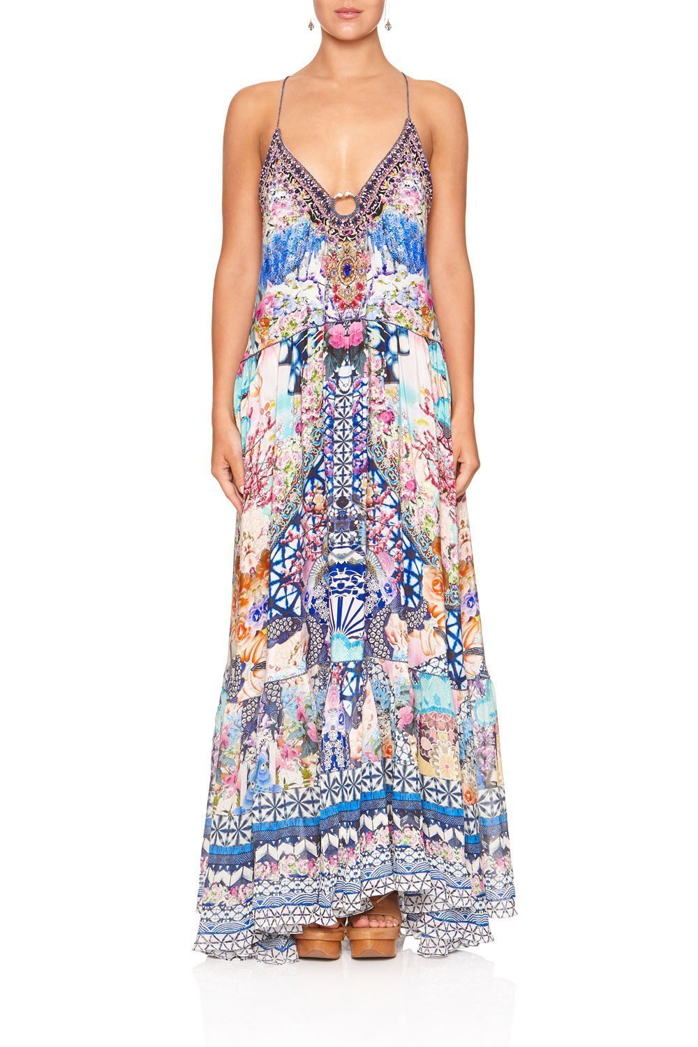 U-RING MAXI DRESS SHIBORI SHORES