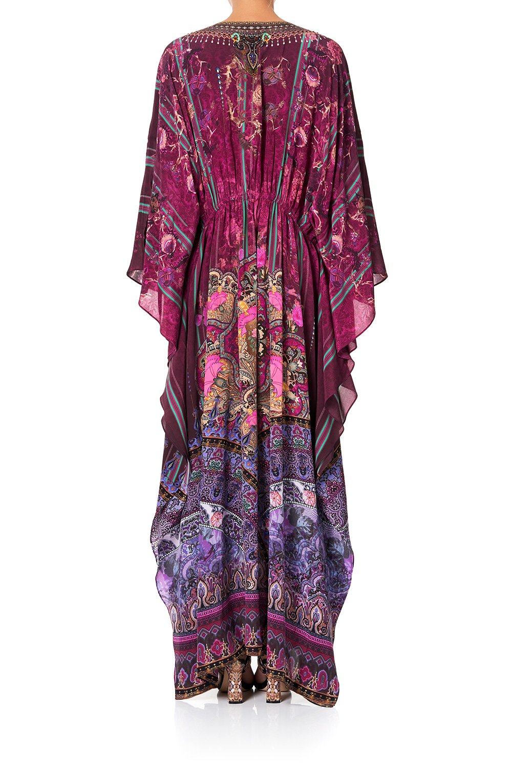 CAMILLA V-NECK KAFTAN WITH TIE WAIST DAUGHTER'S DESTINY