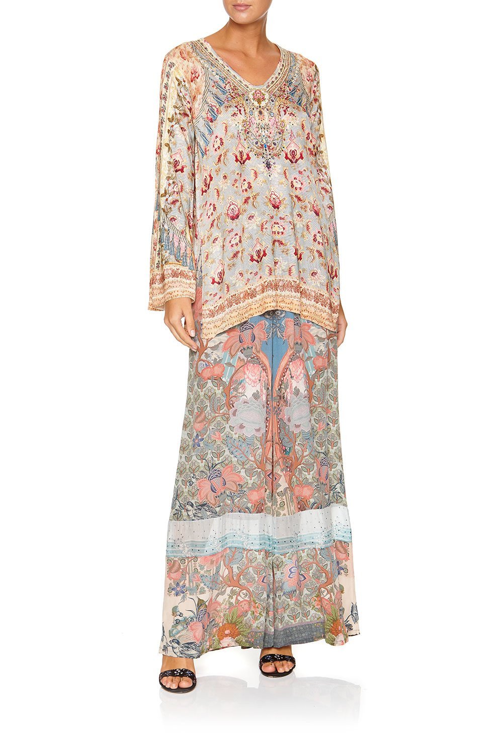 V NECK TUNIC JEANNE QUEEN