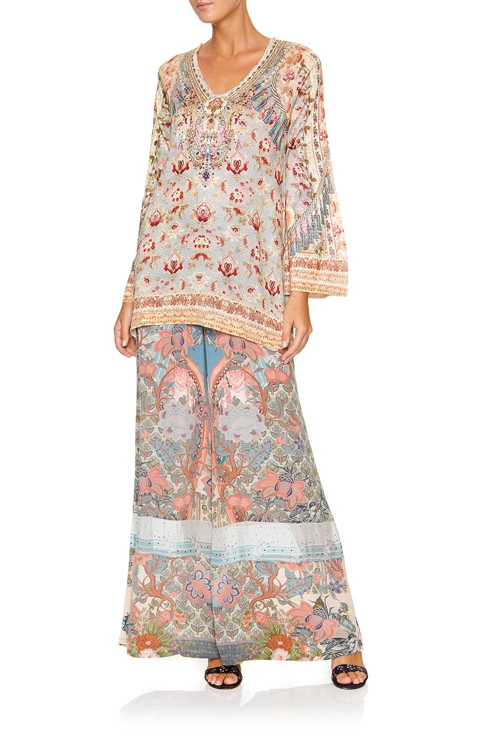 V NECK TUNIC JEANNE QUEEN