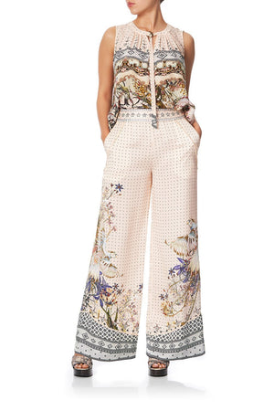 WIDE LEG PANT WITH SHAPED CUFF KINDRED SKIES