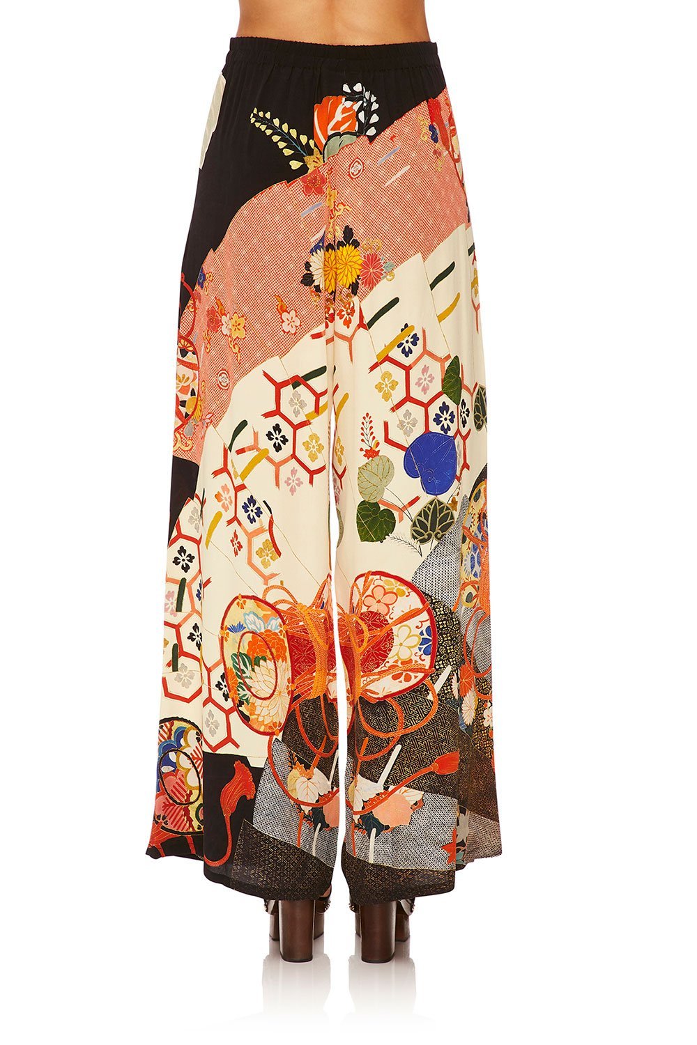 CAMILLA KISSING THE SUN WIDE LEG TROUSER W FRONT POCKETS