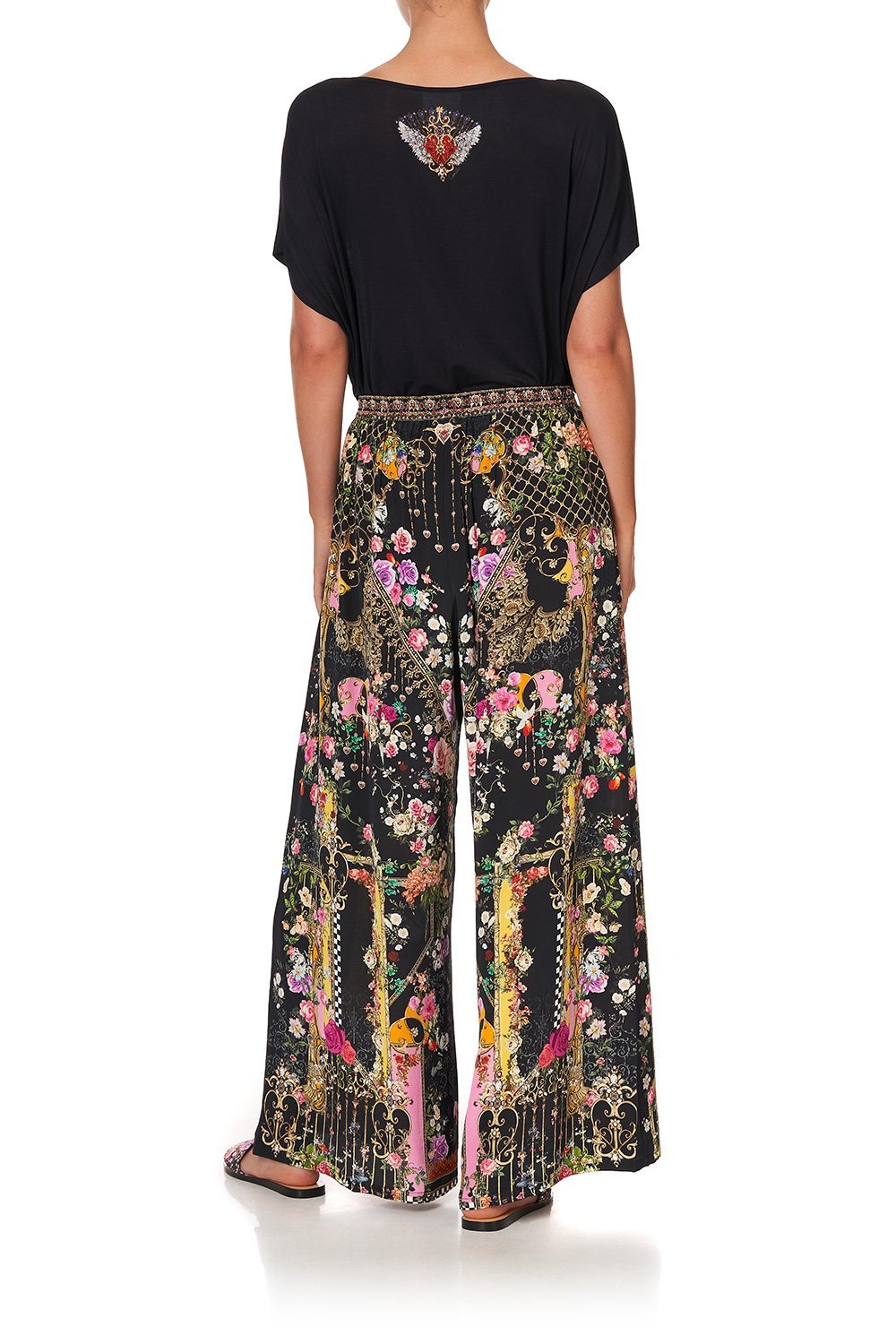 WIDE LEG TROUSER WITH FRONT POCKETS MONTAGUES CAPULET