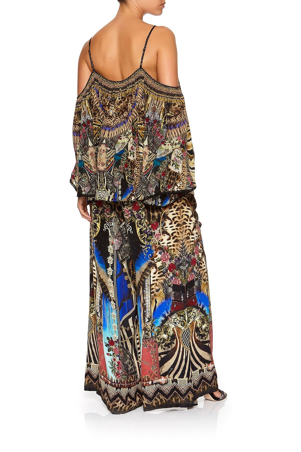 WIDE LEG TROUSER WITH FRONT POCKETS STRONGER TOGETHER