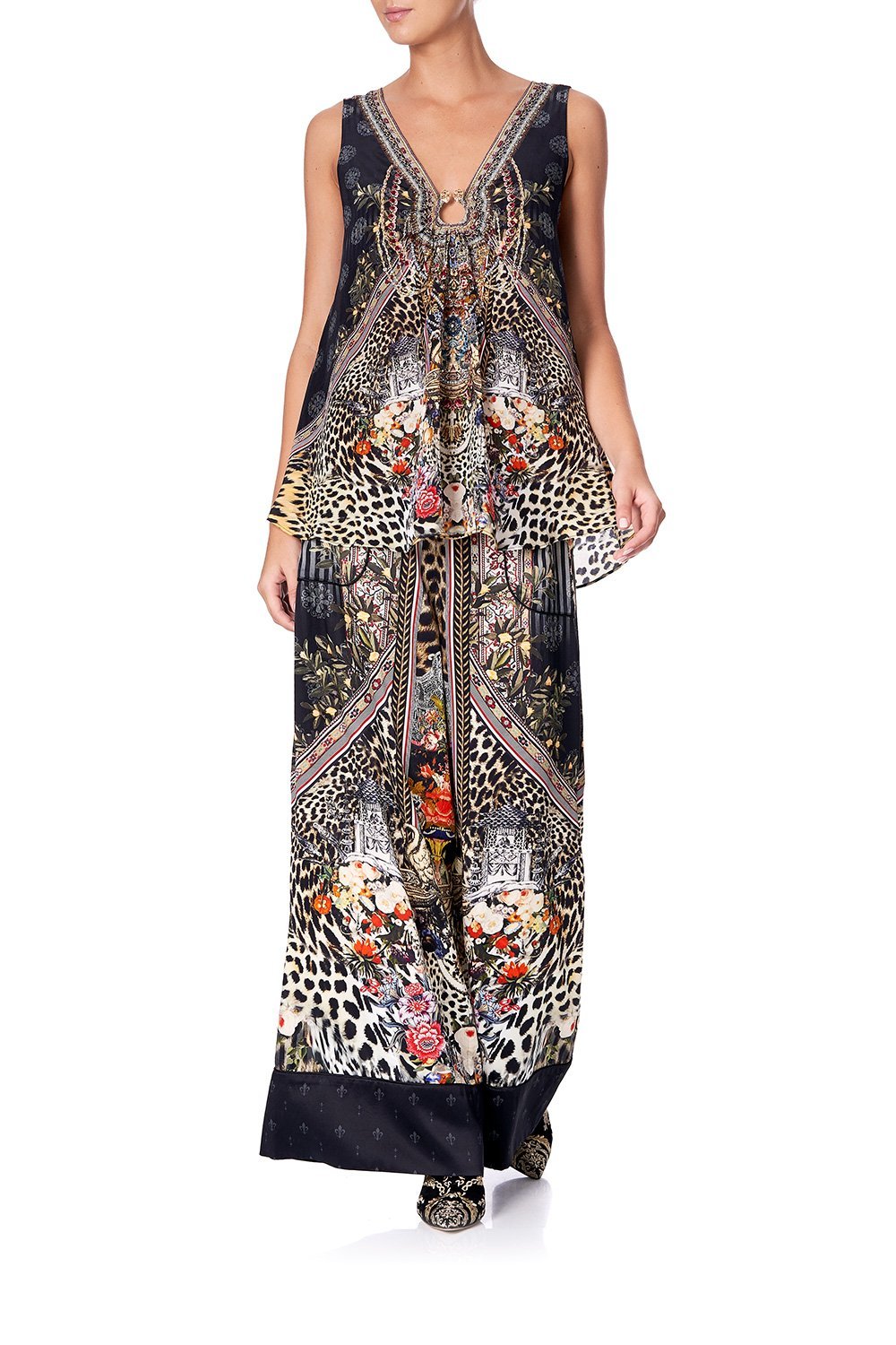 WIDE STRAP U-RING TOP MARAIS AT MIDNIGHT