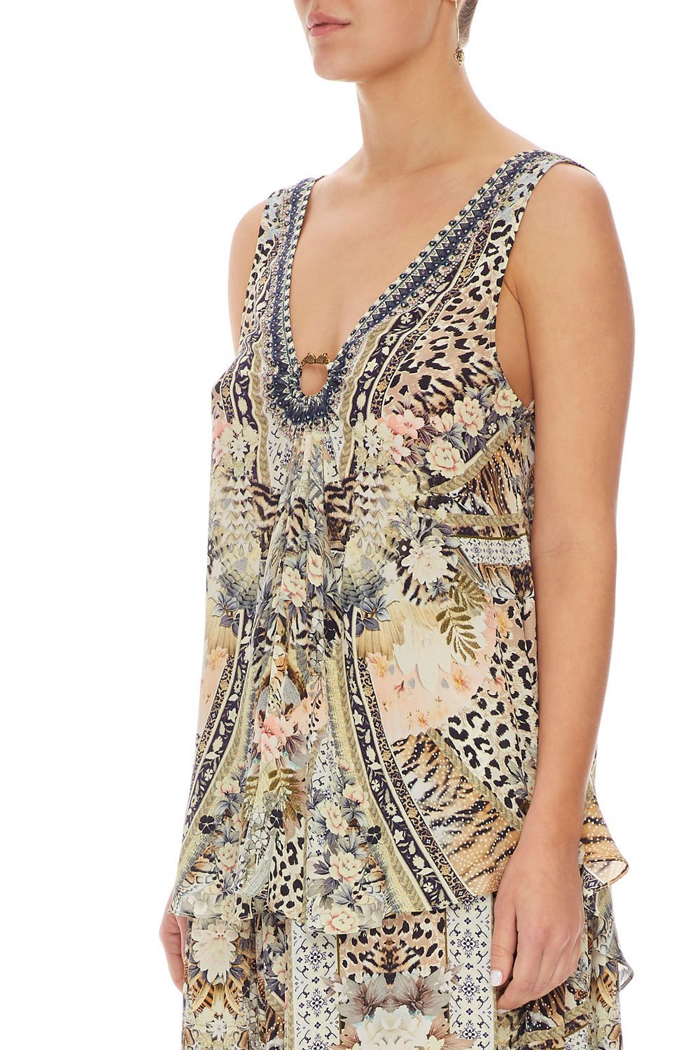 CAMILLA WIDE STRAP U-RING TOP MOTO MAIKO