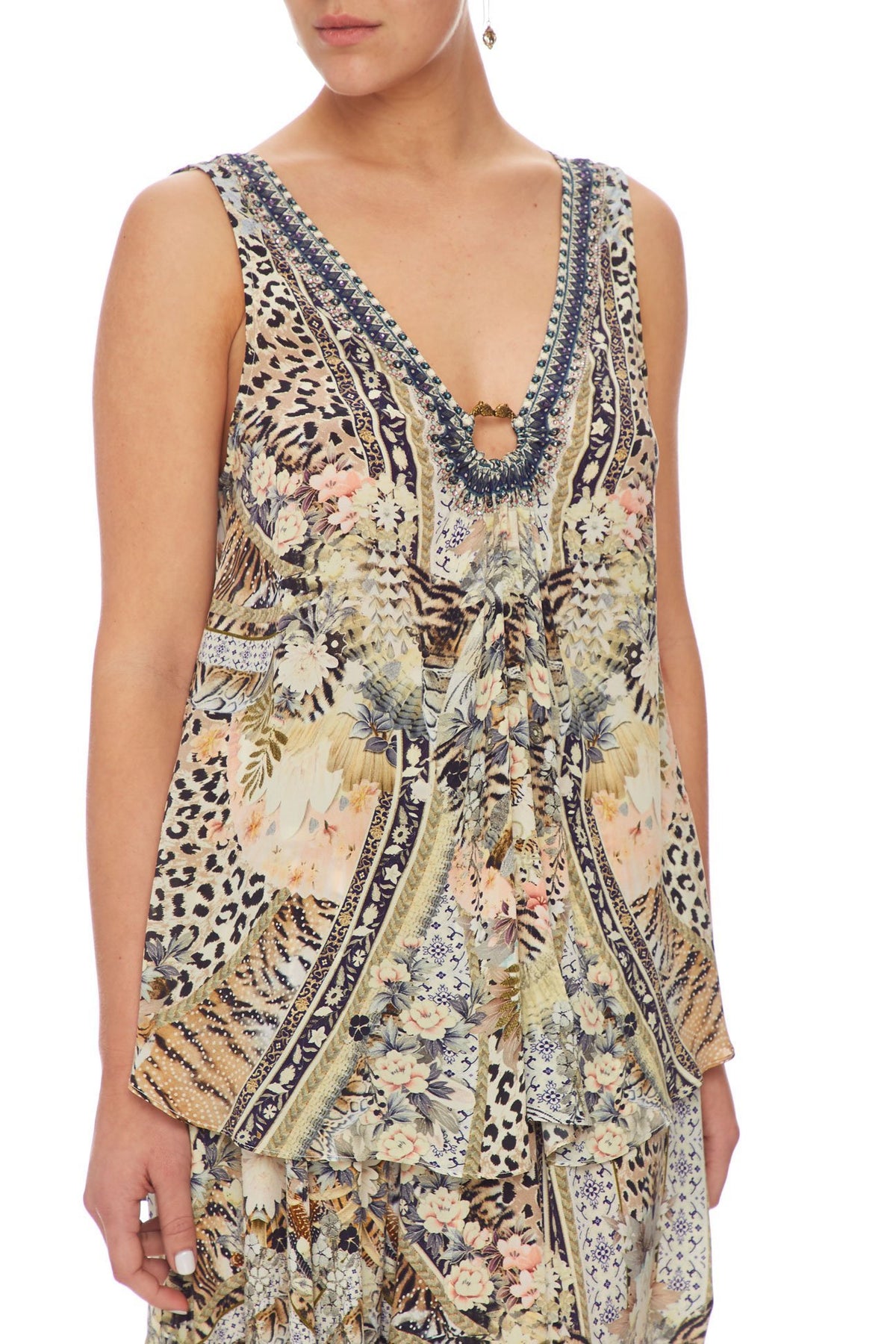 CAMILLA WIDE STRAP U-RING TOP MOTO MAIKO