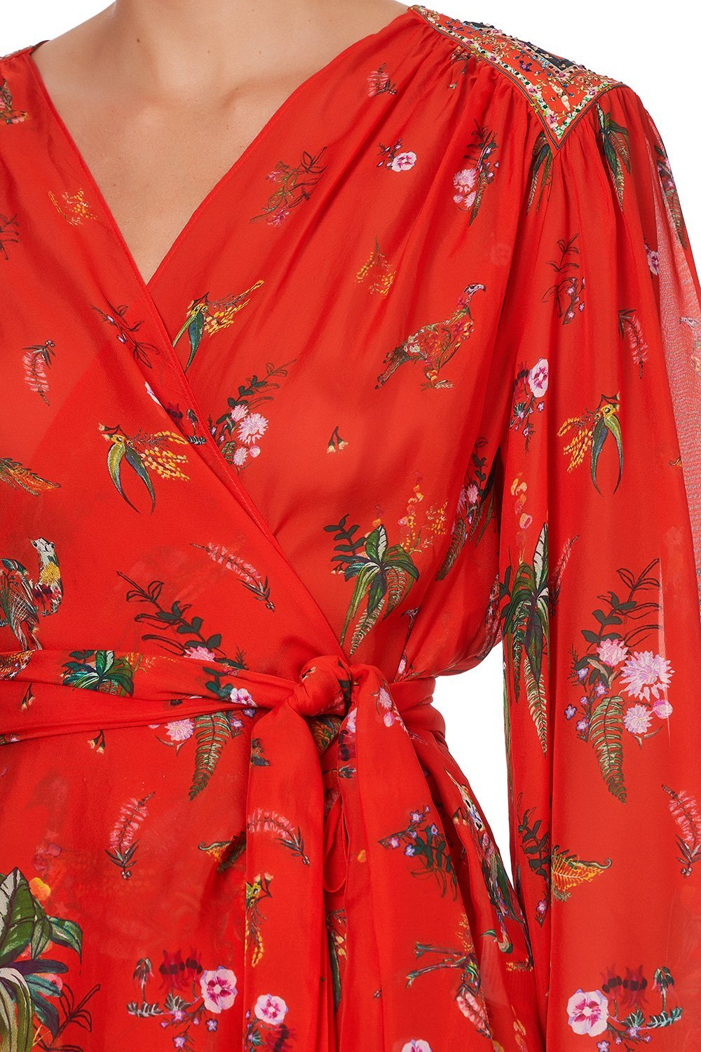 WRAP BLOUSE WITH YOKE CINEMA PARADISO