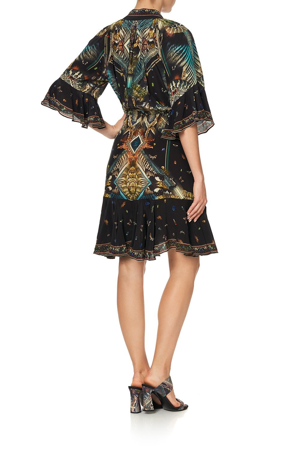 WRAP DRESS WITH RAGLAN SLEEVE MATERNAL INSTINCT