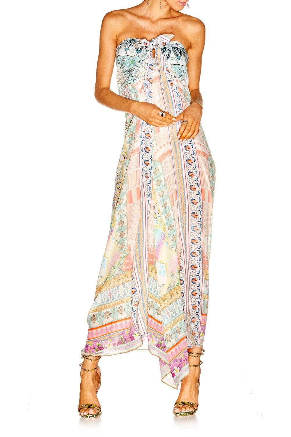 MY DUBAI DREAM ROUND NECK KAFTAN