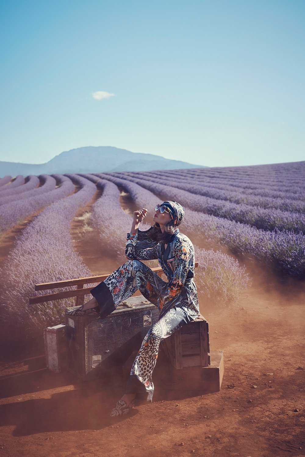 LOUNGE TROUSER WITH CUFFS MARAIS AT MIDNIGHT