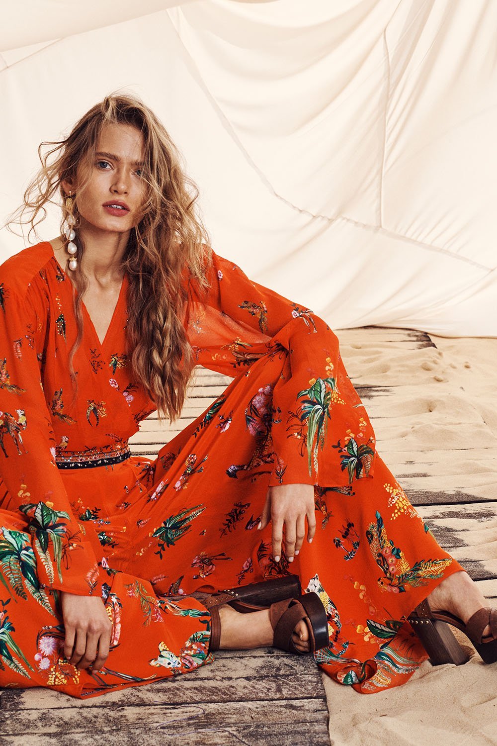 WRAP BLOUSE WITH YOKE CINEMA PARADISO