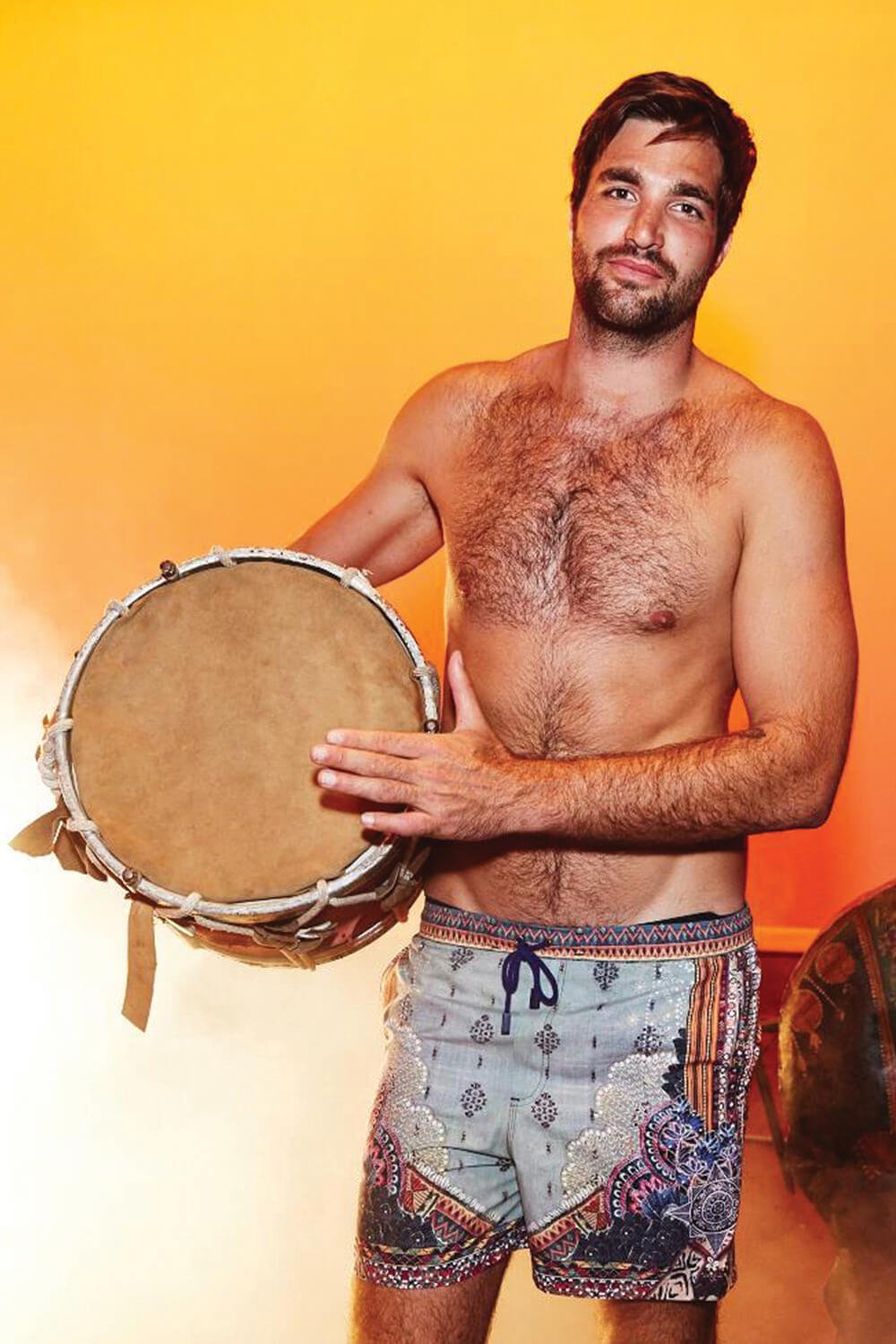 THE CARAVAN MENS ELASTIC WAIST BOARDSHORT