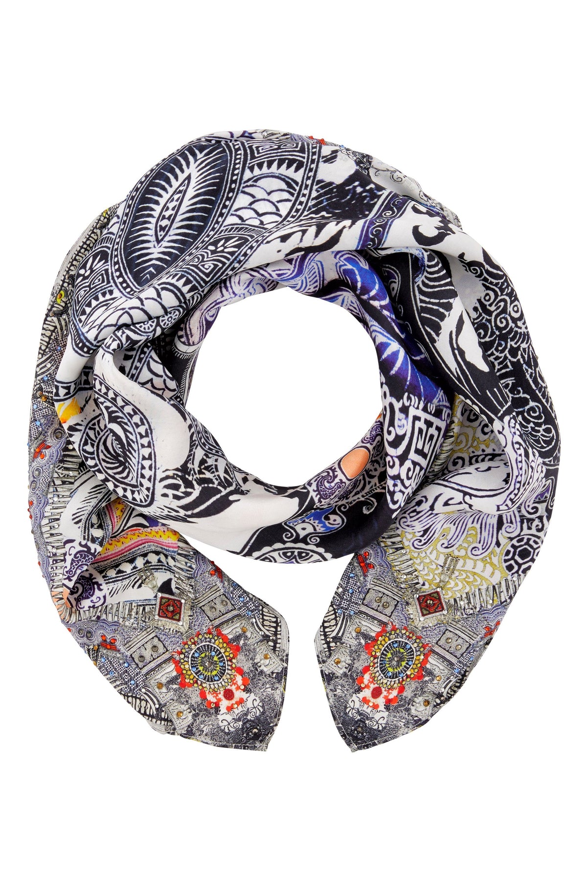 HEART OF HONG LARGE SQUARE SCARF