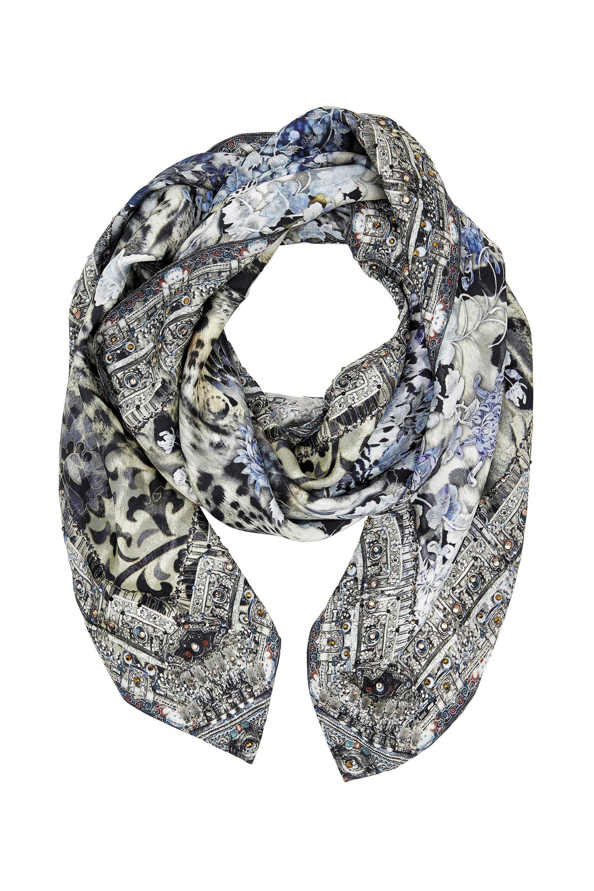 HUSH HUSH LARGE SQUARE SCARF