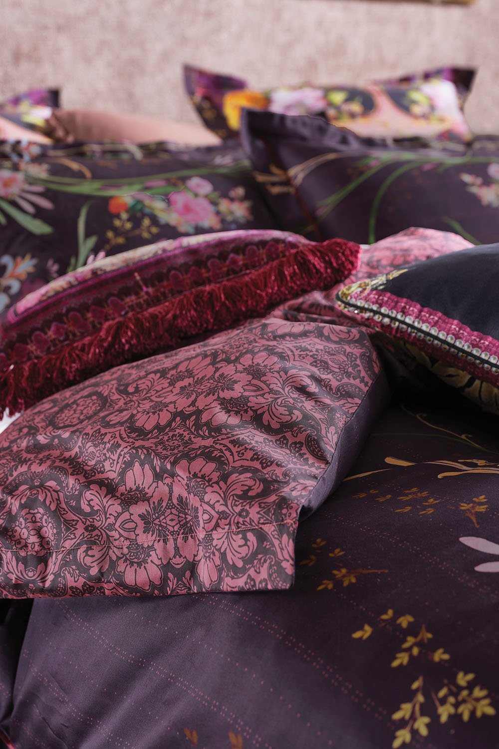 QUEEN BED QUILT COVER SET WILD FLOWER