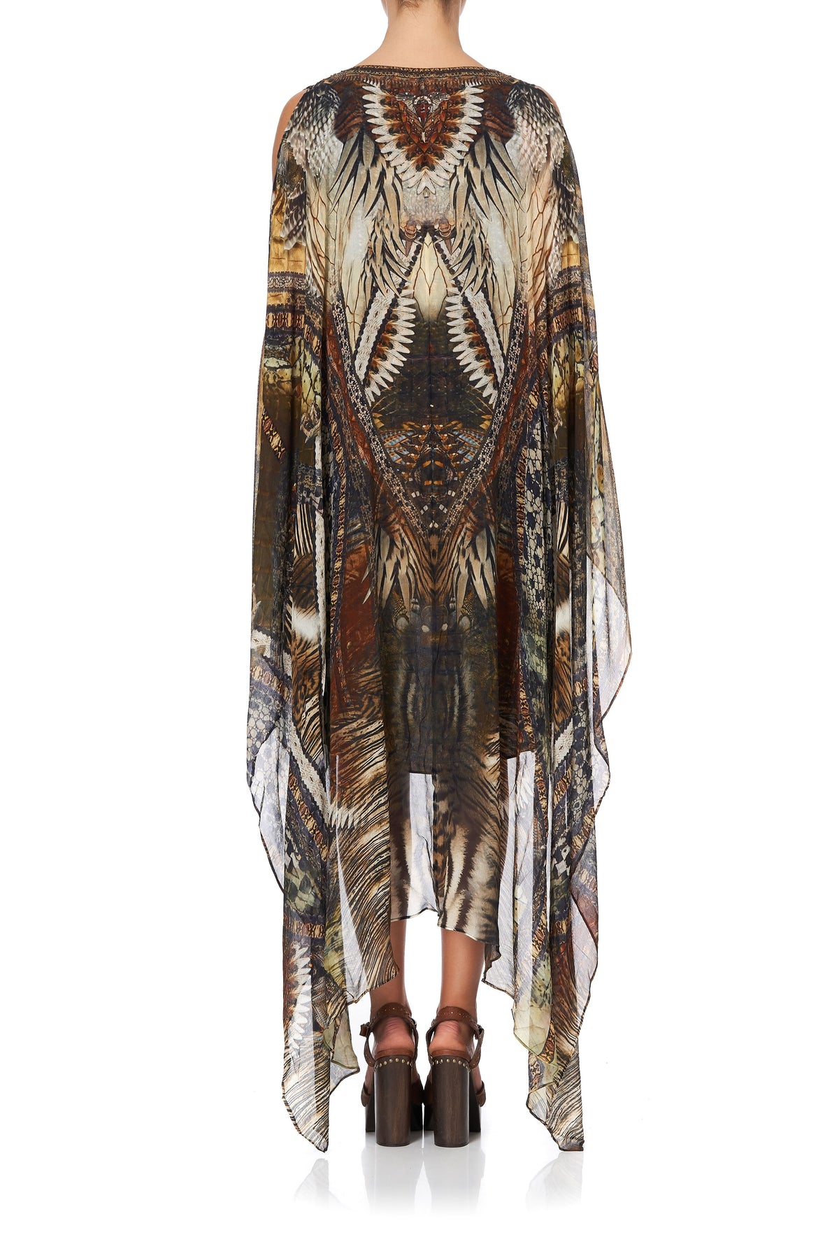 LONG SHEER OVERLAY DRESS KAKADU CALLING