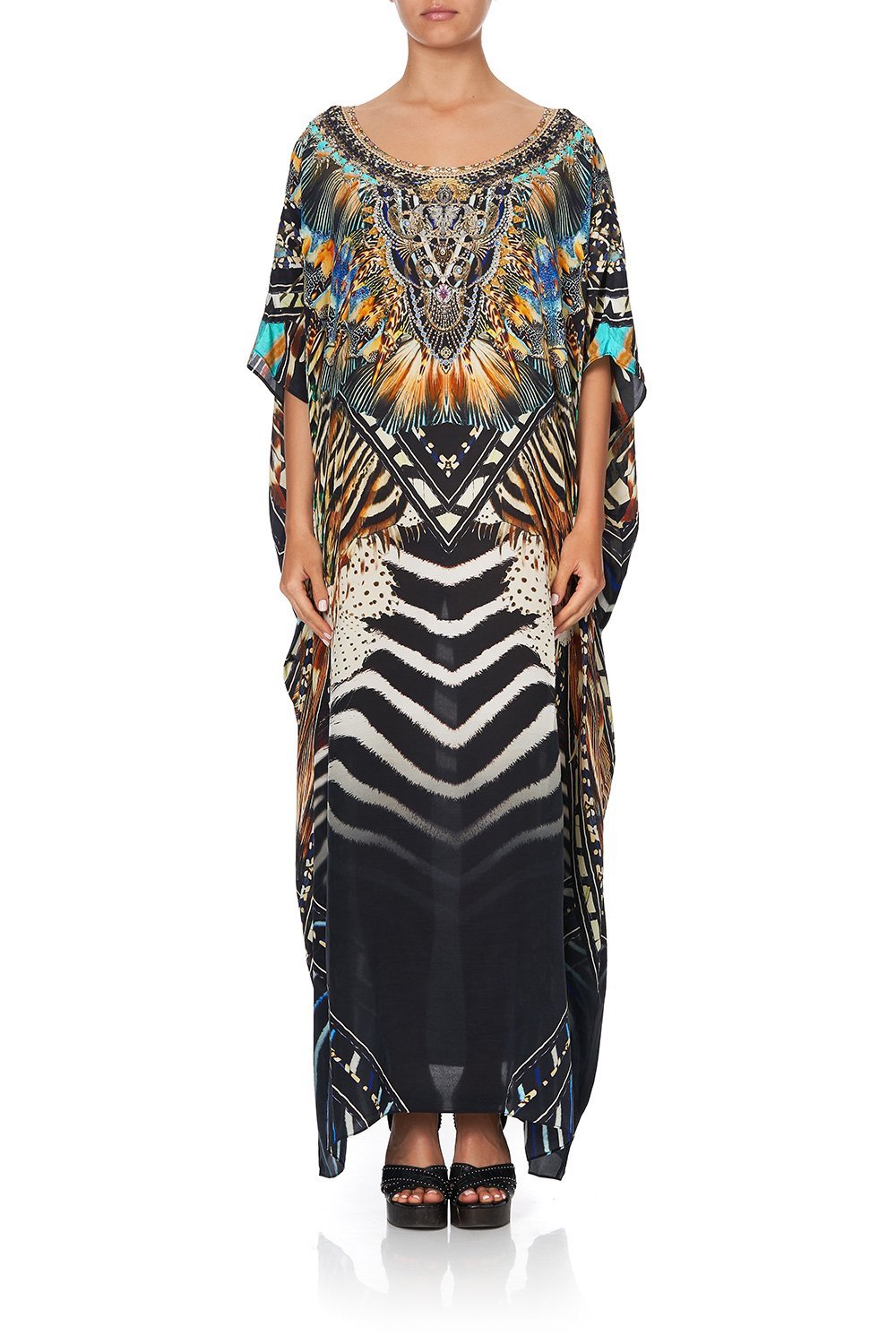 ROUND NECK KAFTAN LOST PARADISE