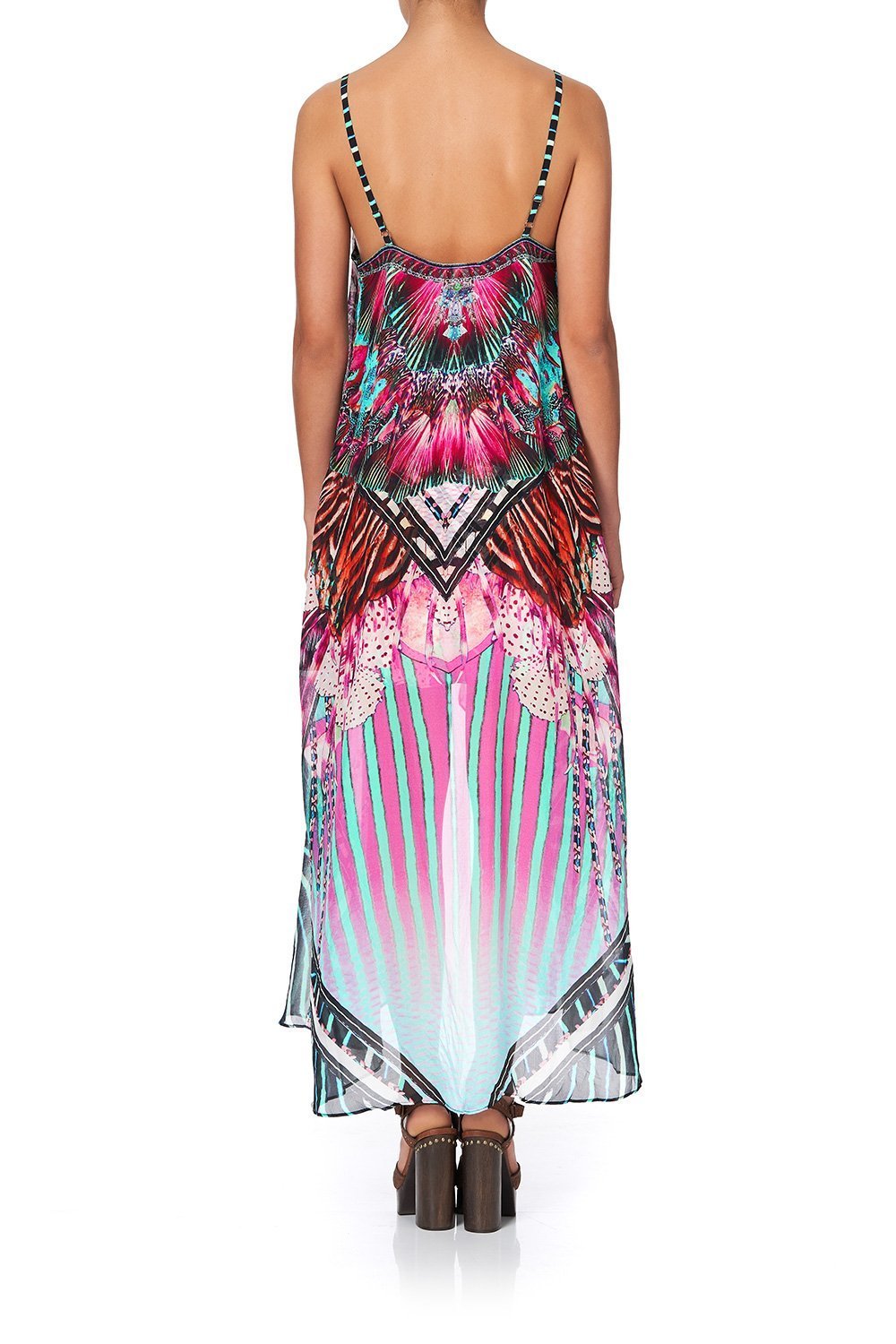 MINI DRESS WITH LONG OVERLAY RAINBOW EYES