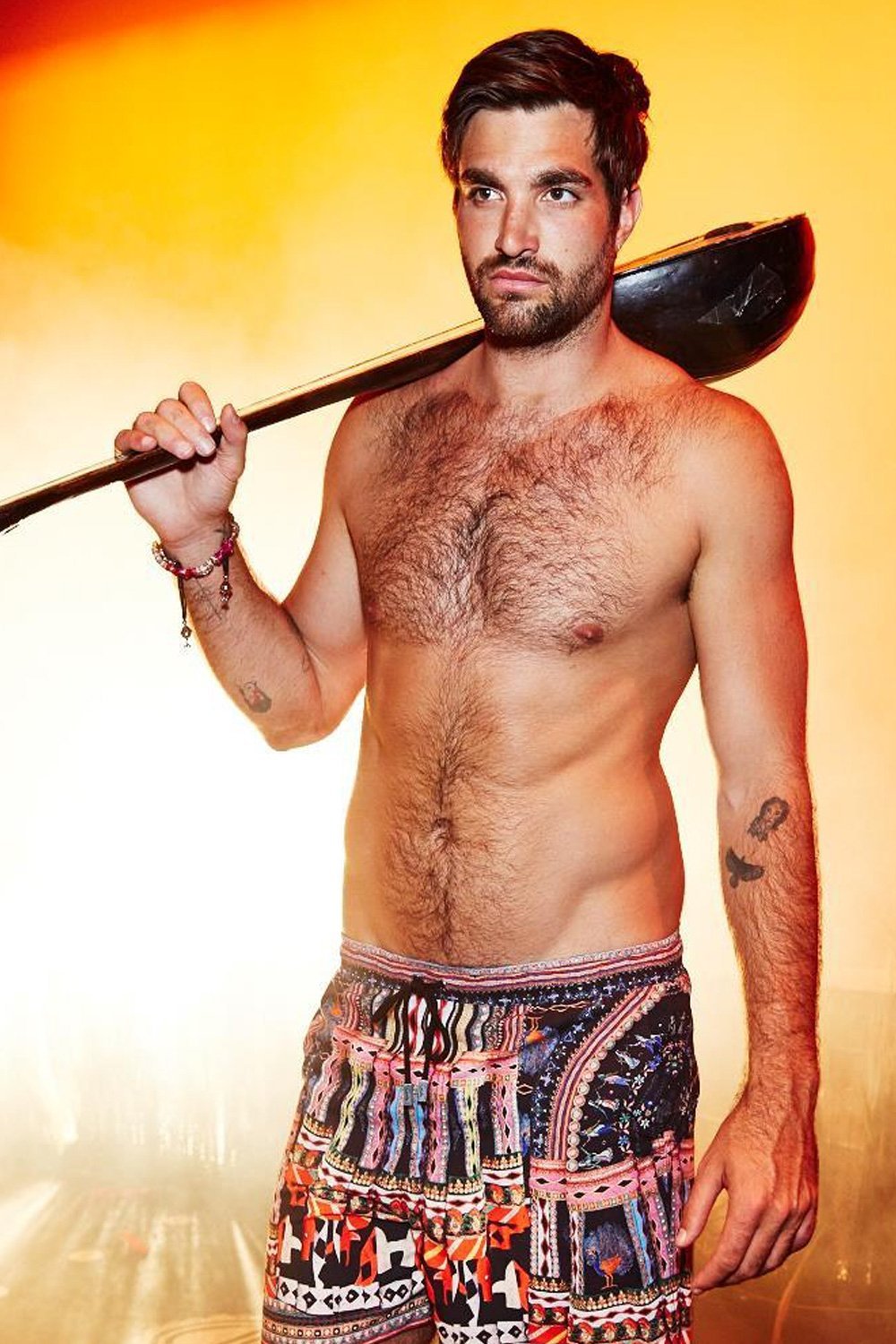 DANCING ON MY OWN MENS ELASTIC WAIST BOARDSHORT