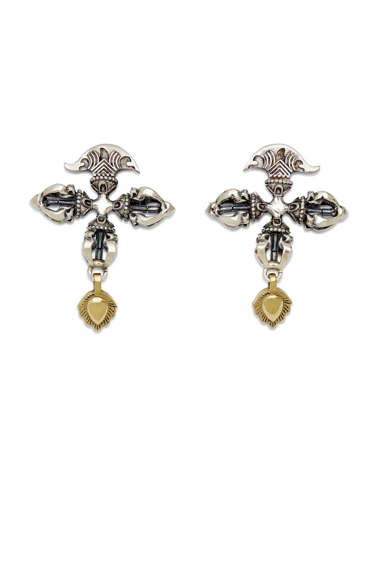 RING OF ROSES DROP STUD EARRINGS