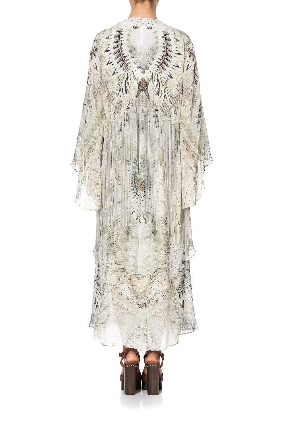 ROBE WITH DOUBLE LAYERED HEM DAINTREE DREAMING