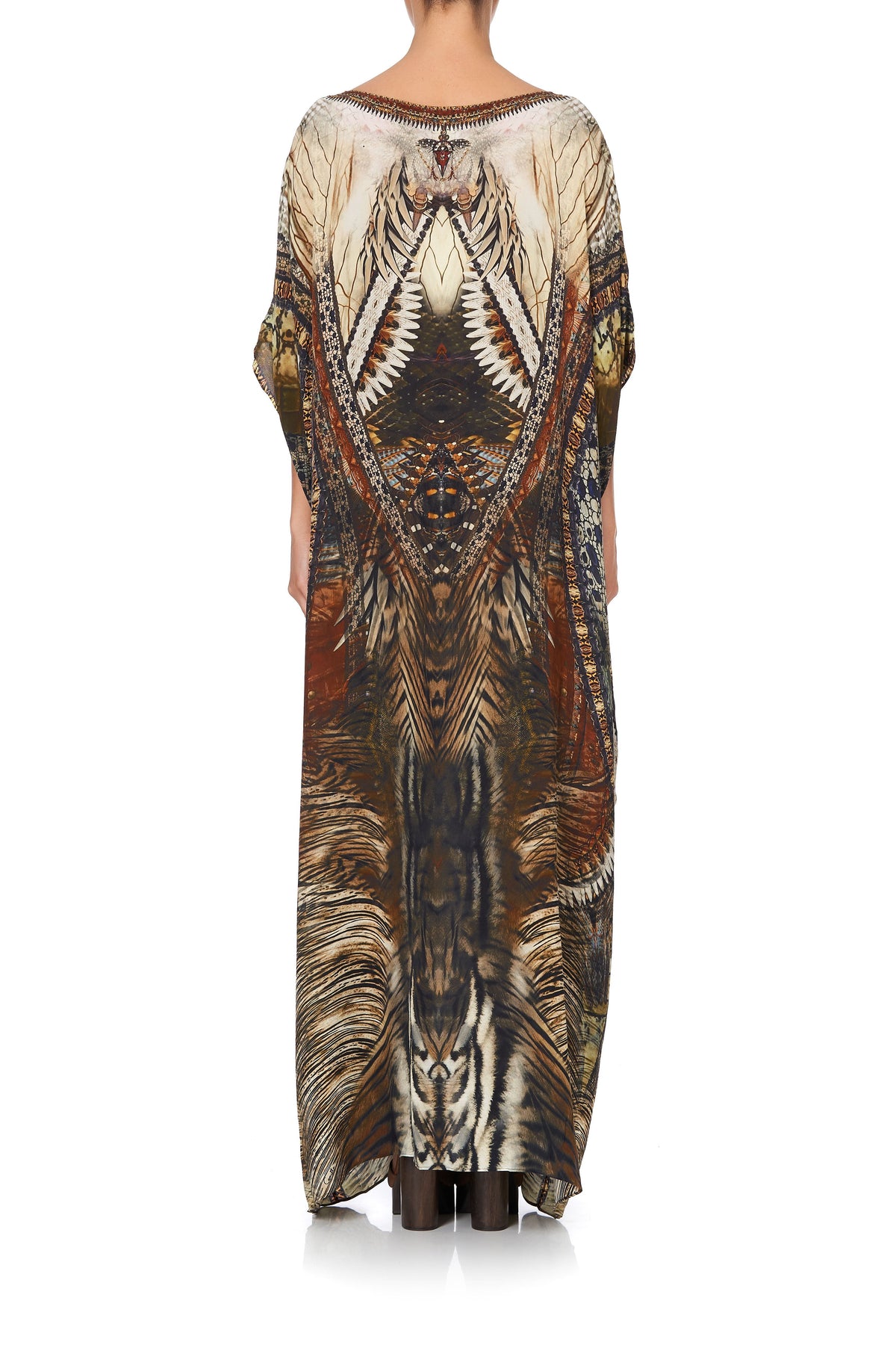 ROUND NECK KAFTAN KAKADU CALLING