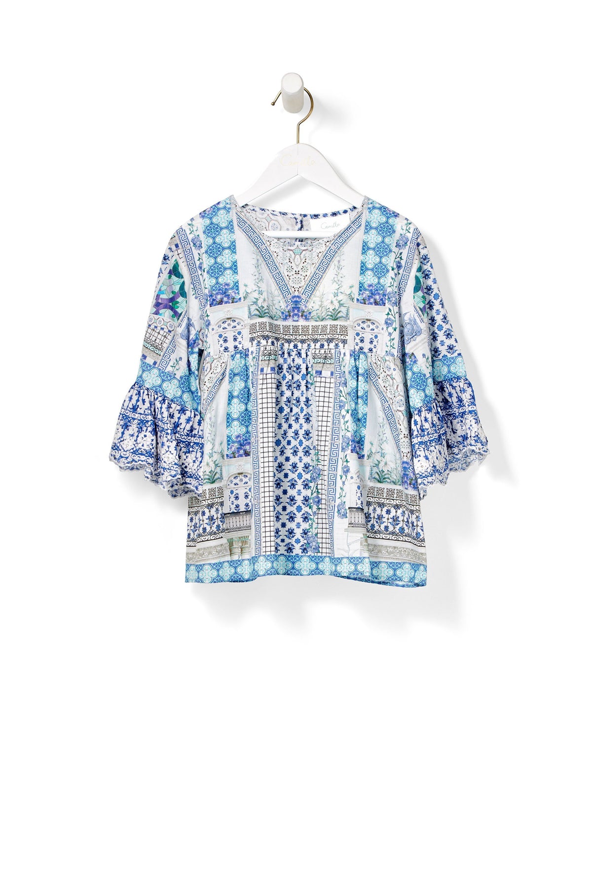 SALVADOR SUMMER KIDS BELL SLEEVE TOP